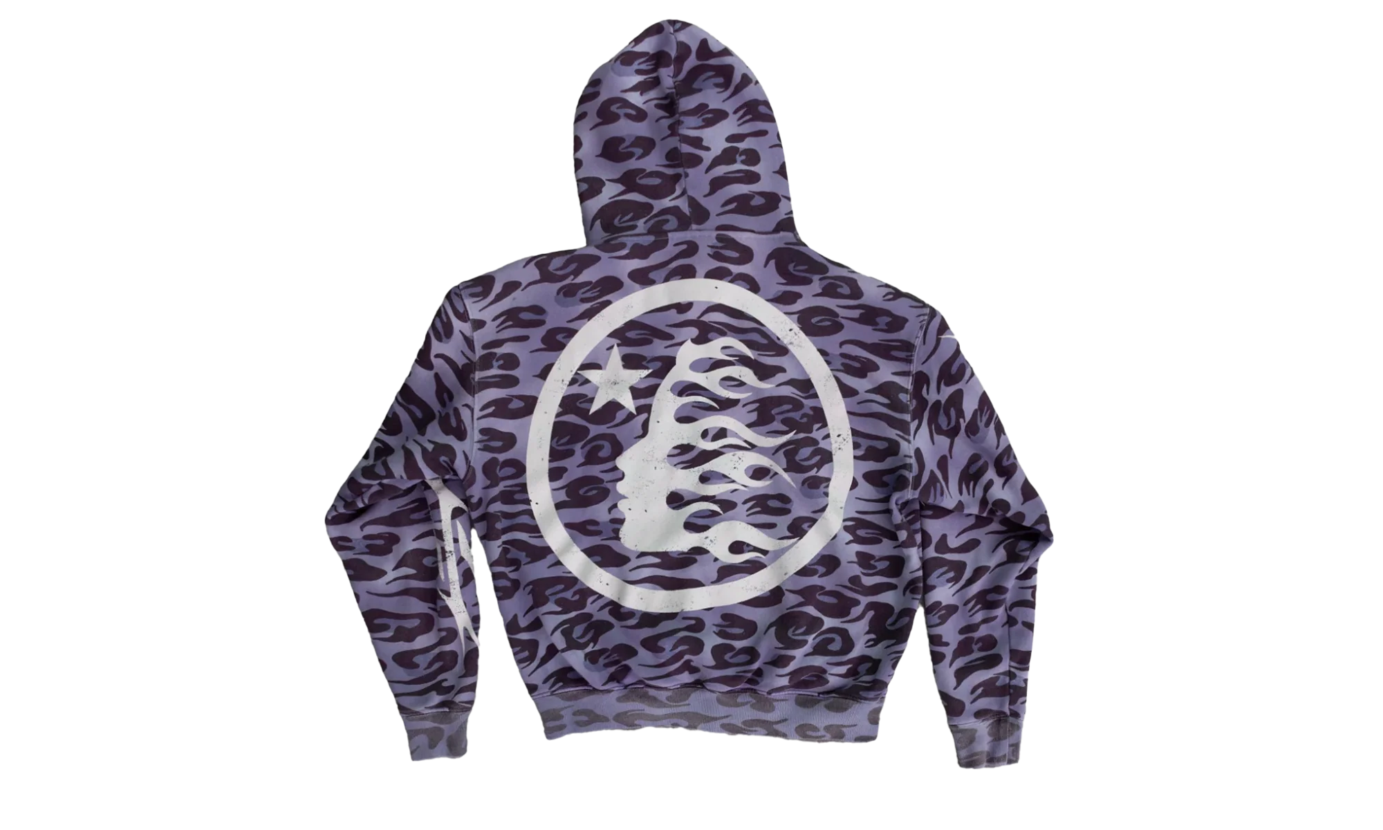 Cheetah Zip-Up Hoodie "Purple" HSR072 - Image 2