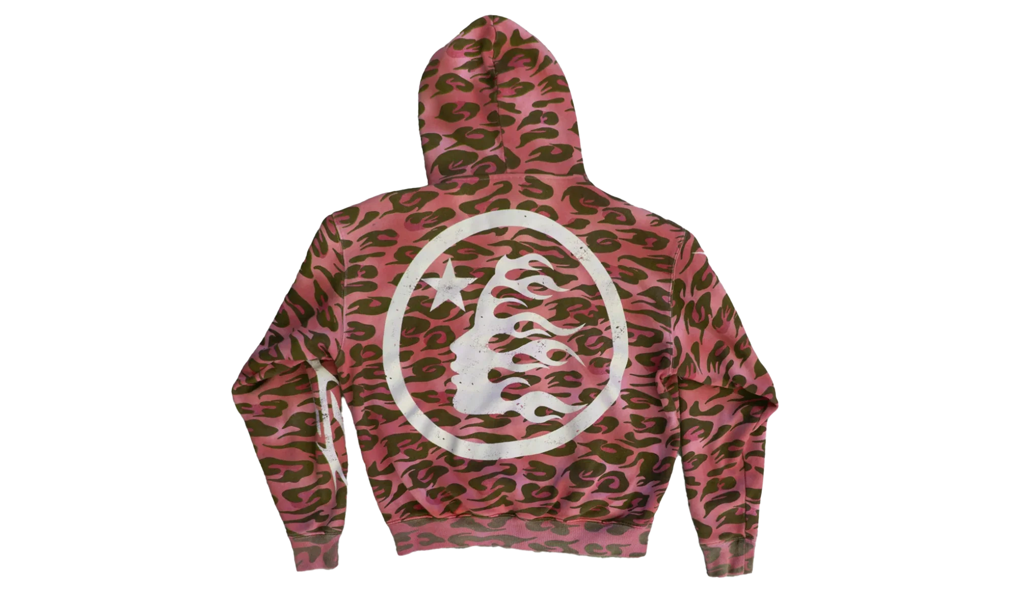 Cheetah Zip-Up Hoodie "Red" HSR071 - Image 2