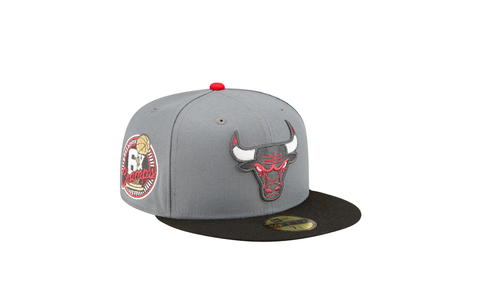Chicago Bulls Championship 59FIFTY Fitted Hat "Grey" 70808387 - Image 2