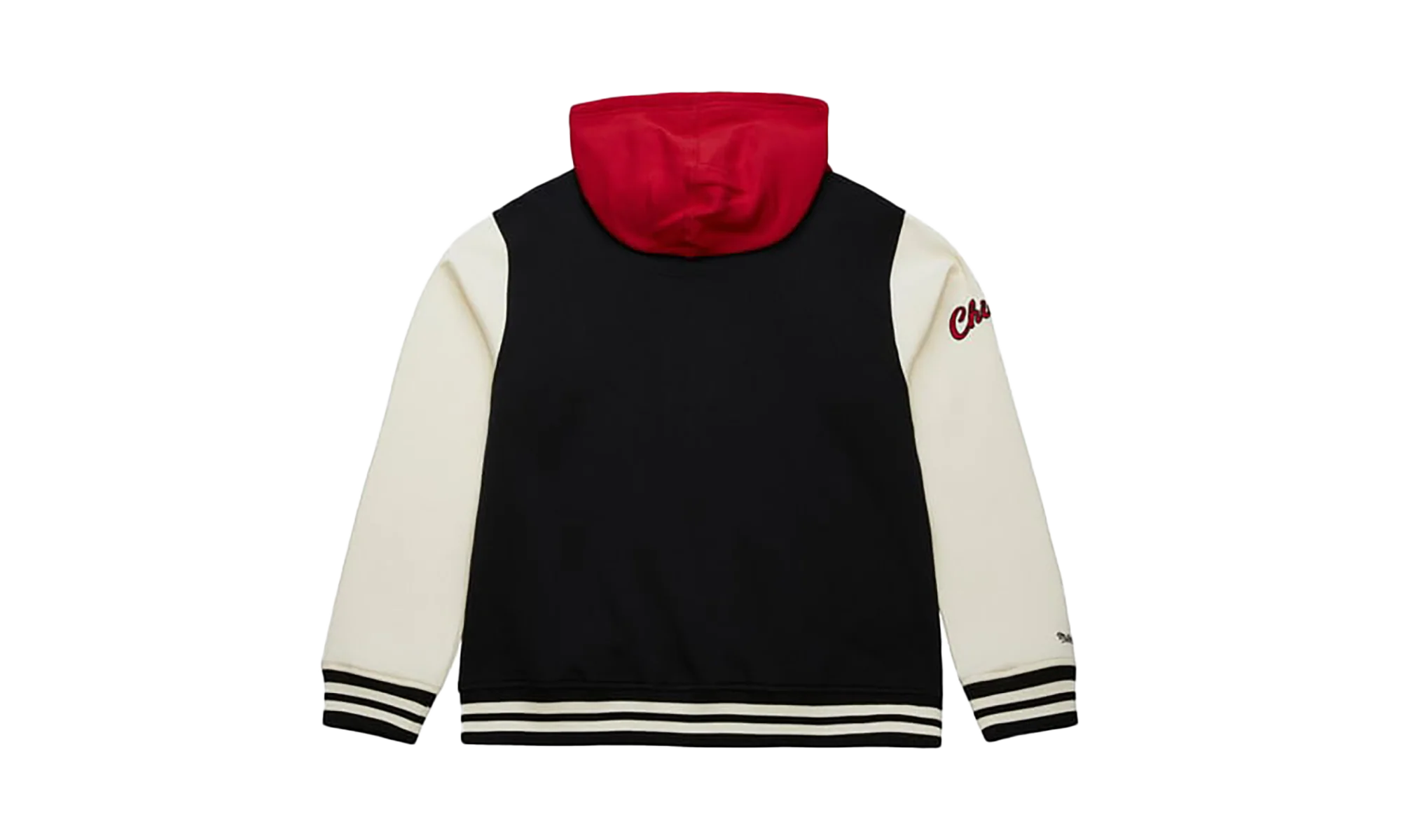 Chicago Bulls Courtside Fleece "Black / White / Red" JK11162-CBUBLCK - Image 2