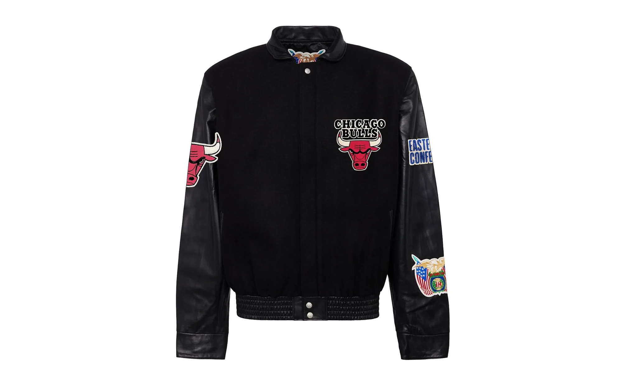 Chicago Bulls Wool & Leather Jacket "Black" NBA CHI BUL 108