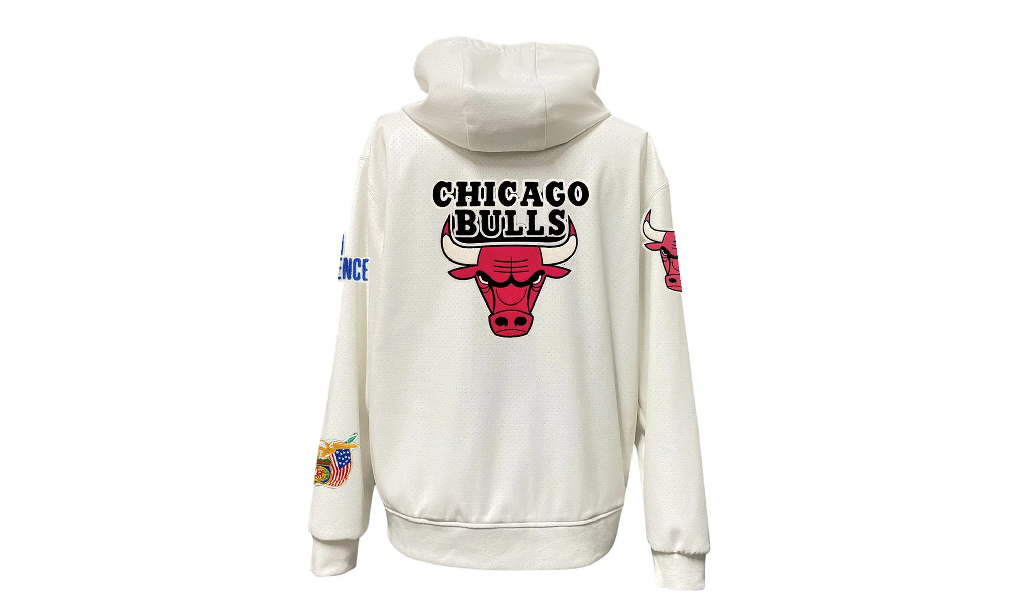 Chicago Bulls Zip-Up Jacket "White" NBA CHI BUL 112 - Image 2