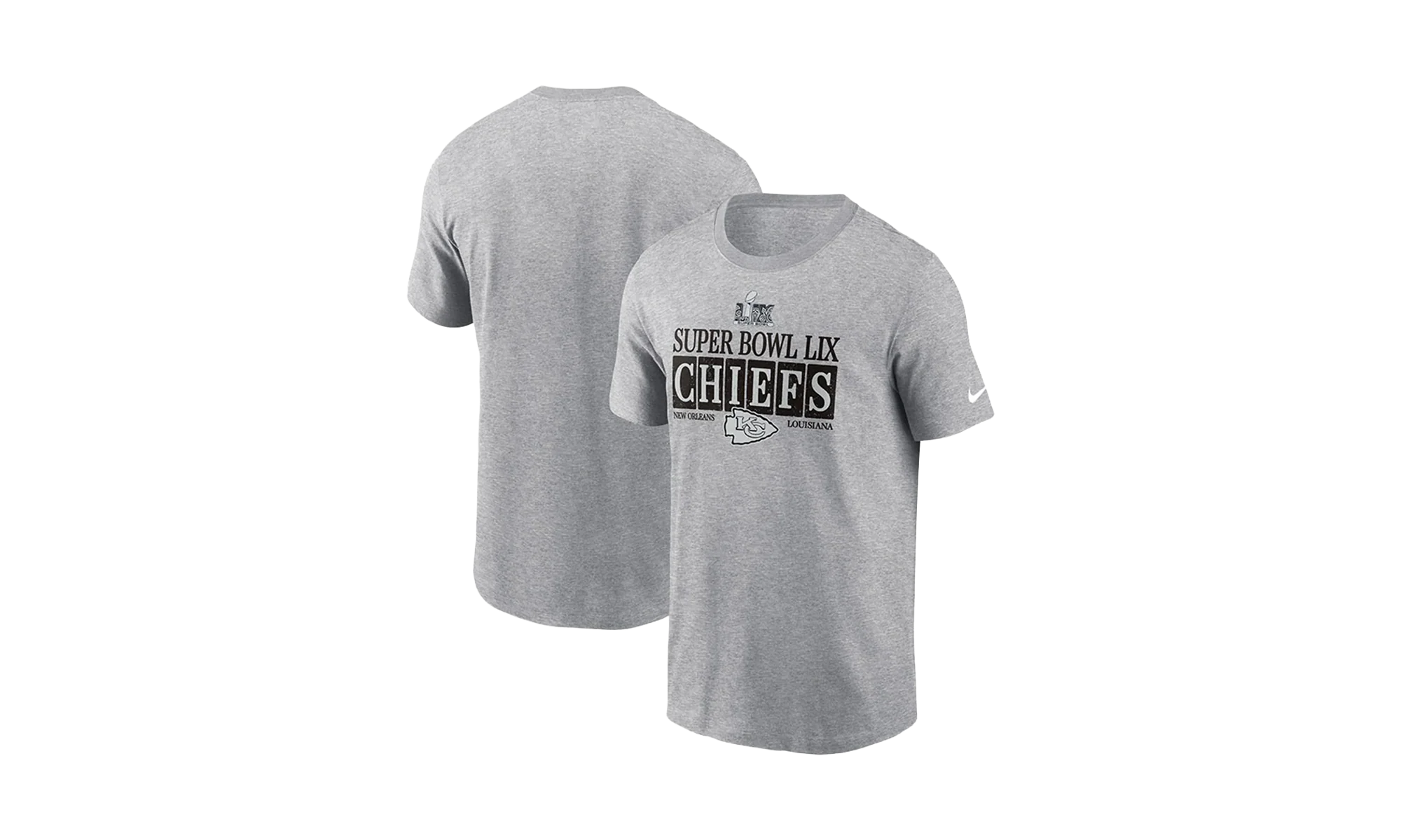Chiefs 2024 Super Bowl Participant Tee "Heather Gray" NP9906G7GXY2W - Image 2