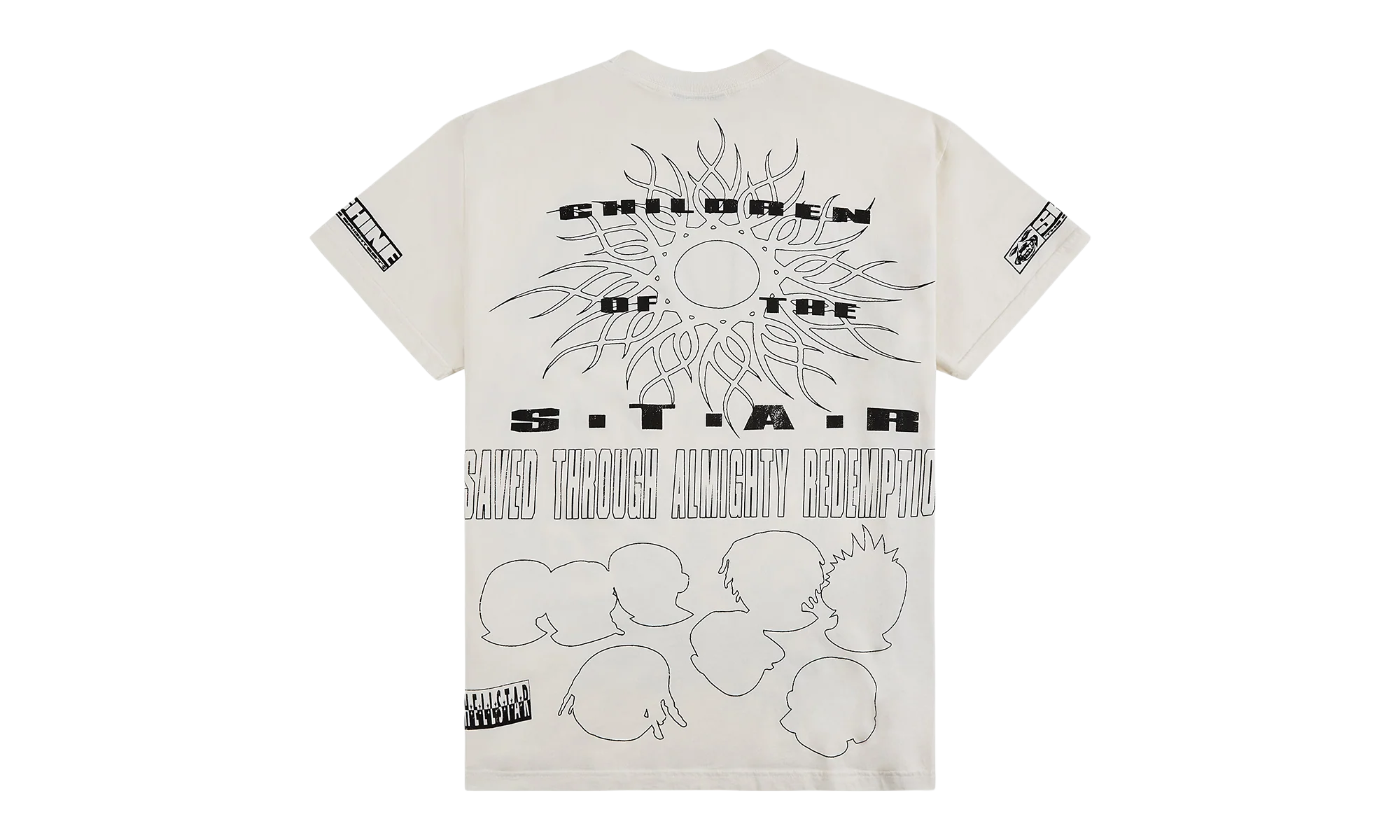 Children Of The Star Tee "White" HSR235 - Image 2