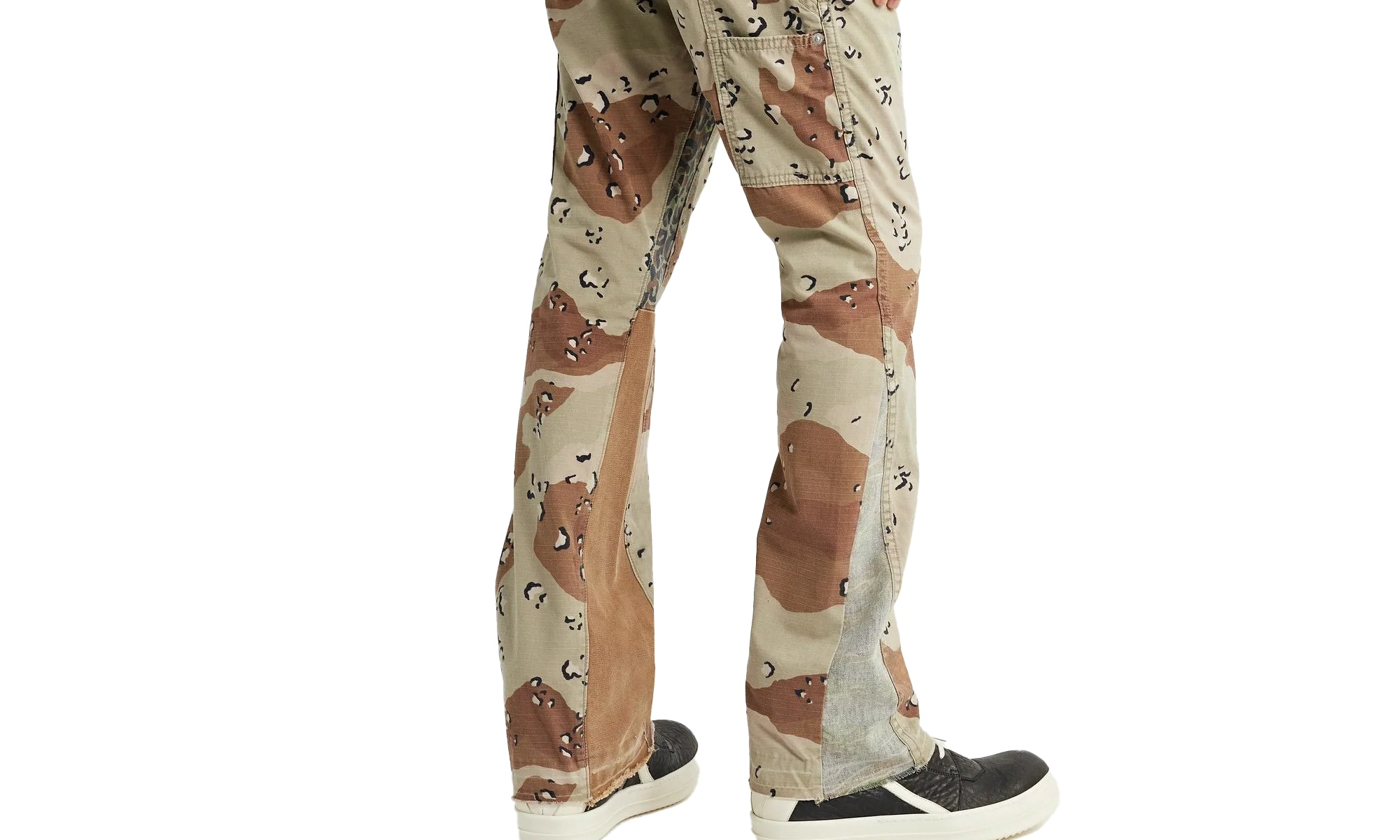 Chocolate Chip LA Flare Camouflage Trousers "Brown" LA 5365 FCHCH - Image 2