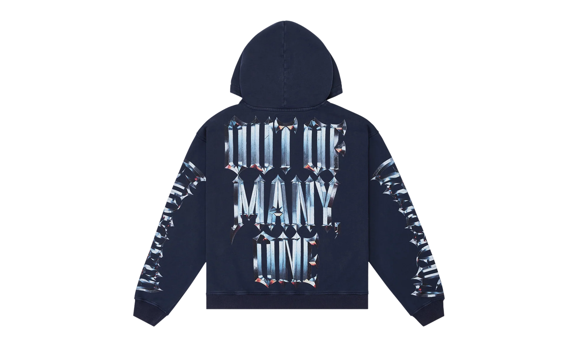 Chrome Motto Hoodie "Navy Wash" 10079168 - Image 2