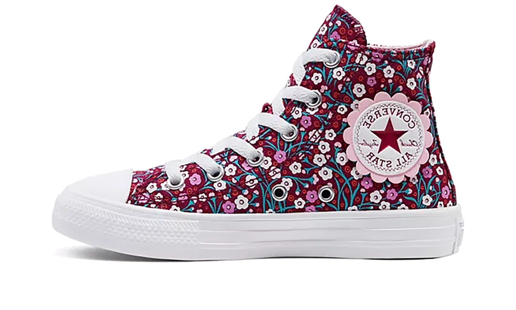 Chuck Taylor All Star Hi PS "Rose Maroon / Cherry Blossom" 666877F
