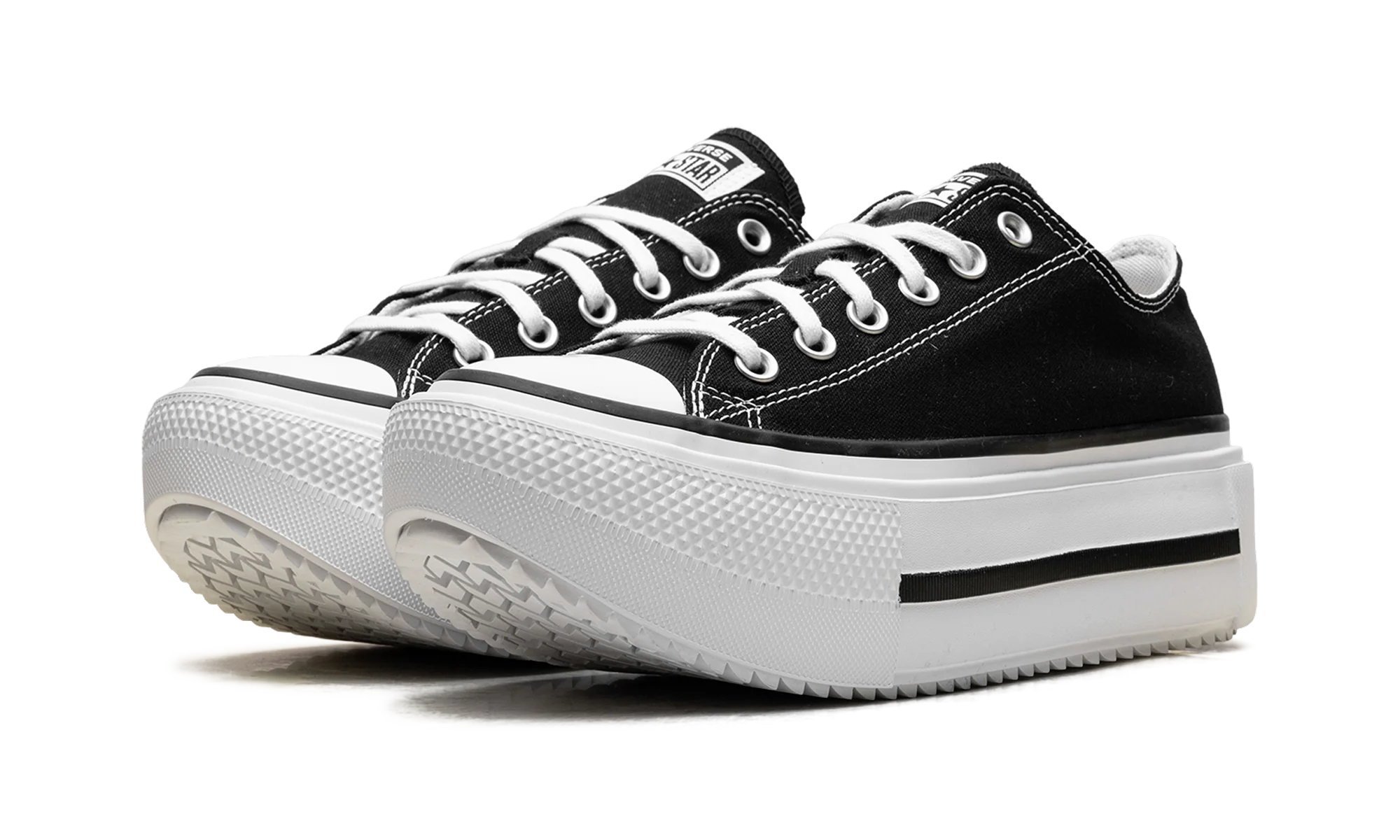 Chuck Taylor All Star Lift Double Stack Low "Black White" A15490C - Image 2