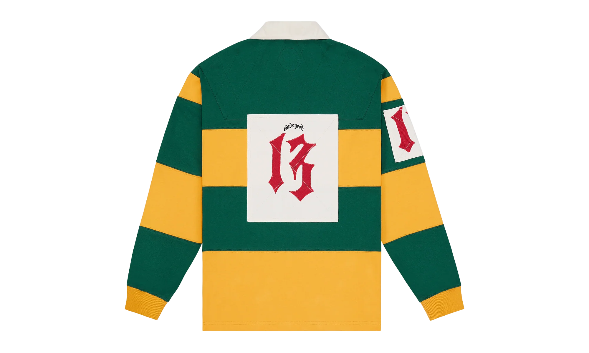 Classic Field Rugby Shirt "Green / Yellow" AK1JVHGL - Image 2