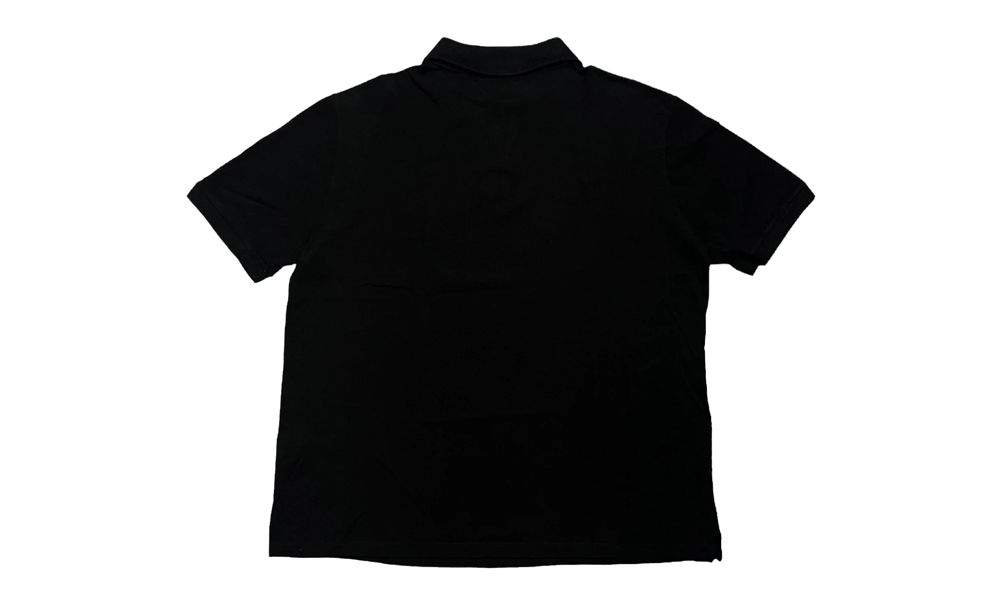 Classic Pique Short Sleeve Polo Tee "Black" 1A04YR - Image 2