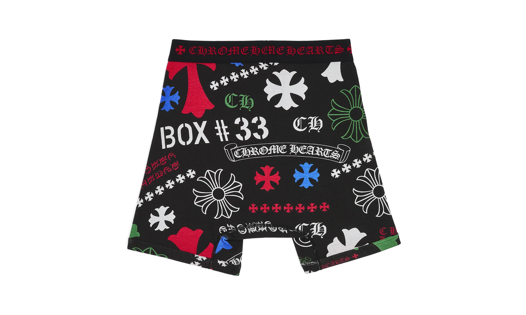 Classic Rib Boxer Brief "Black / Multicolor" CHRM0588 - Image 2