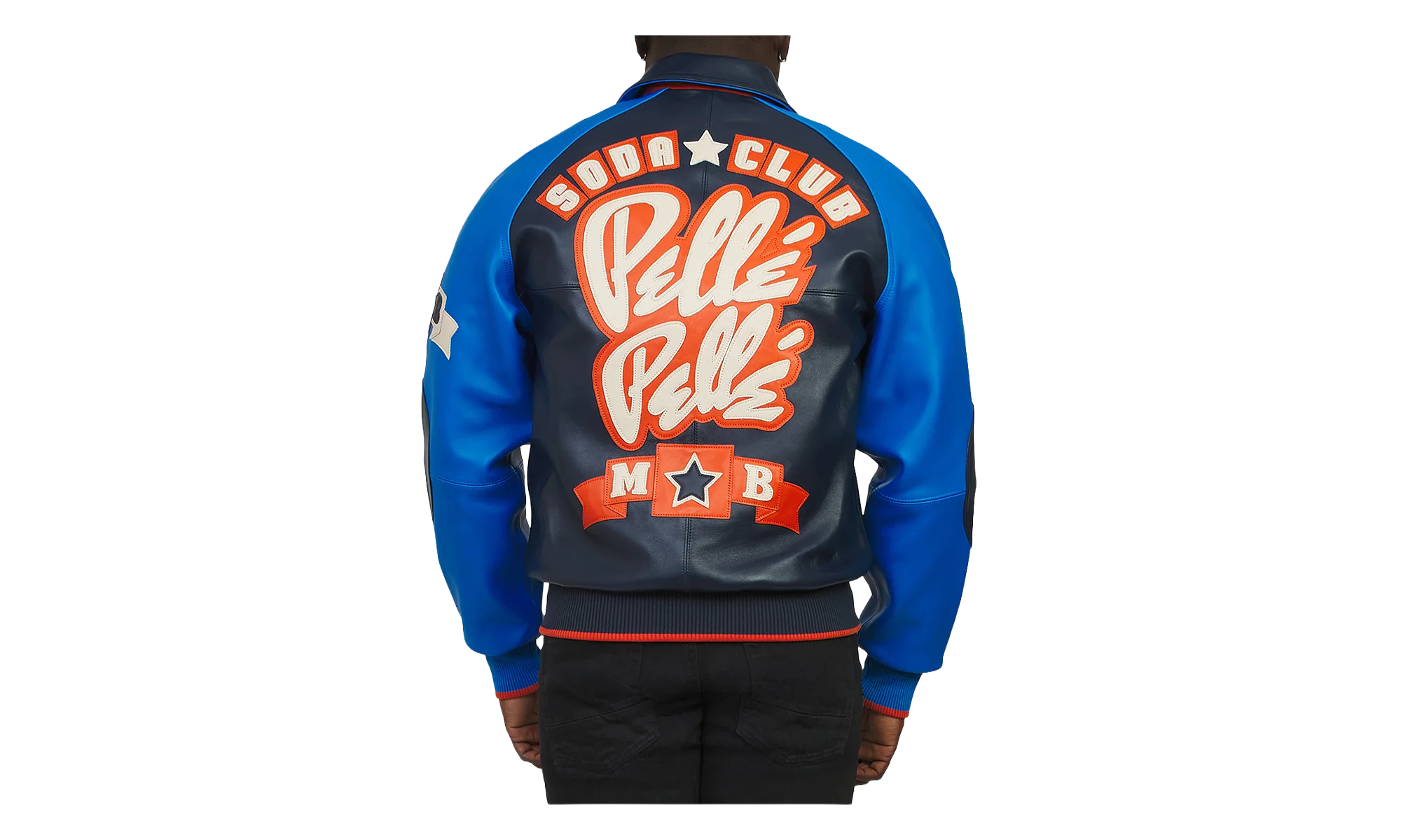 Classic Soda Club Jacket "Navy / Honolulu Blue" PP023 - Image 2