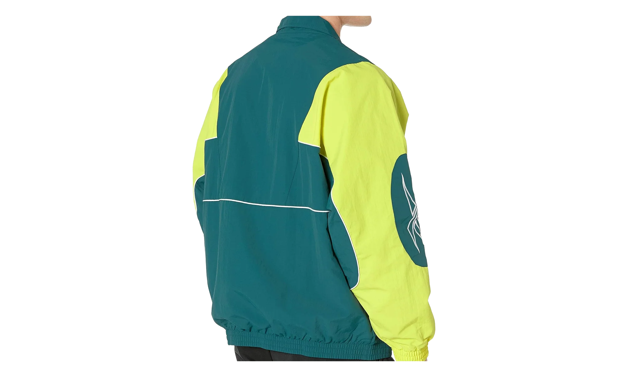 Classics Electrogen Half Zip Anorak "Deep Teal / Hero Yellow" FN2956 - Image 2
