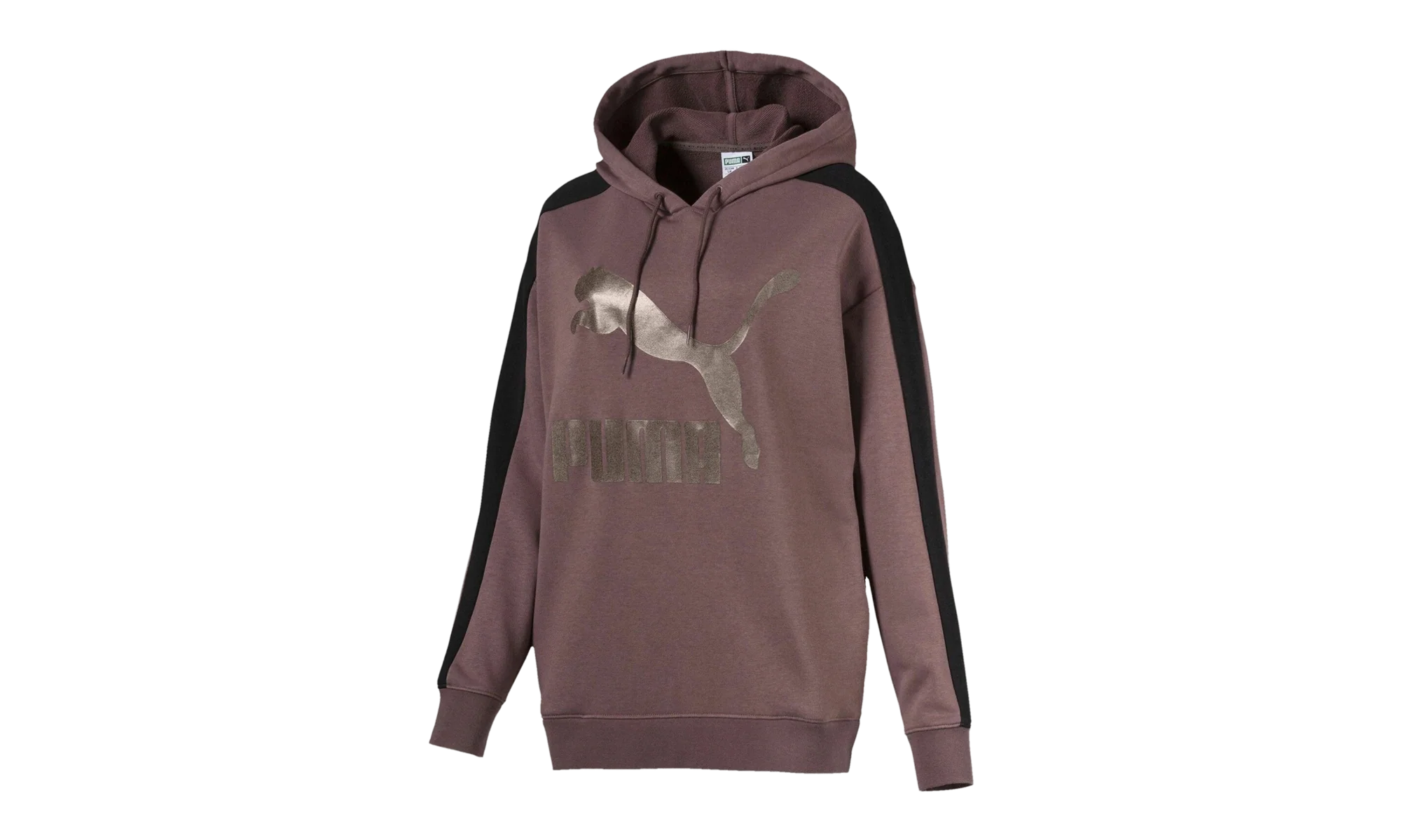 Classics Logo T7 Hoodie WMNS "Peppercorn" 576249 28