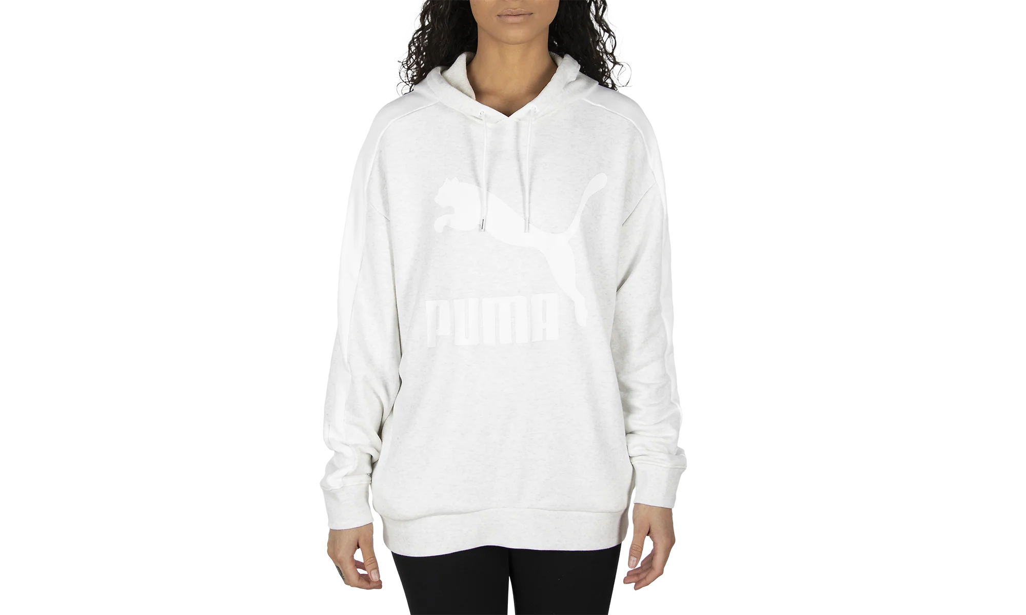 Classics Logo T7 Hoodie WMNS "White" 576249 50