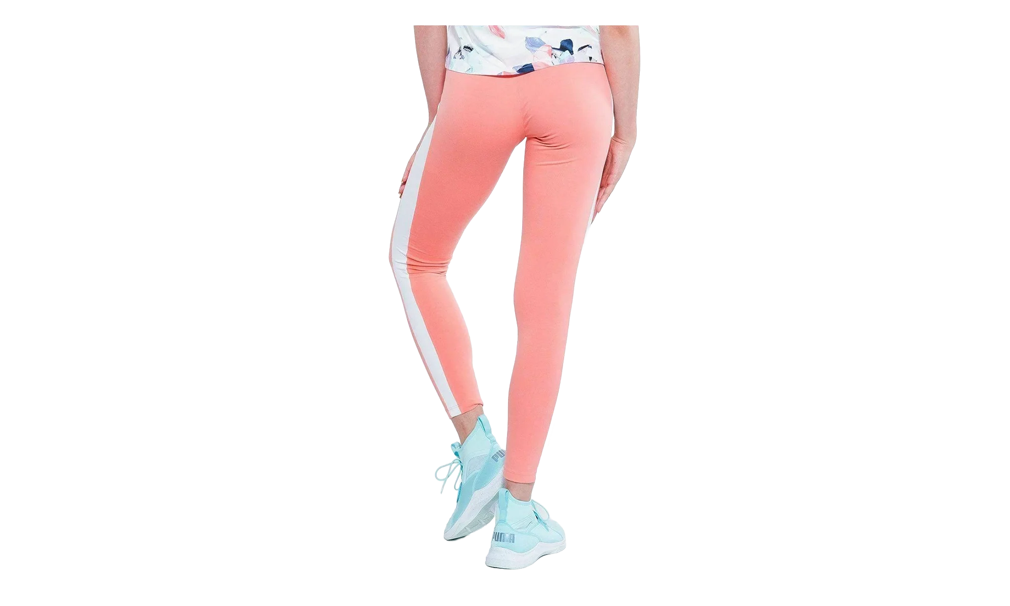Classics Logo T7 Leggings WMNS "Pink" 575075 60 - Image 2