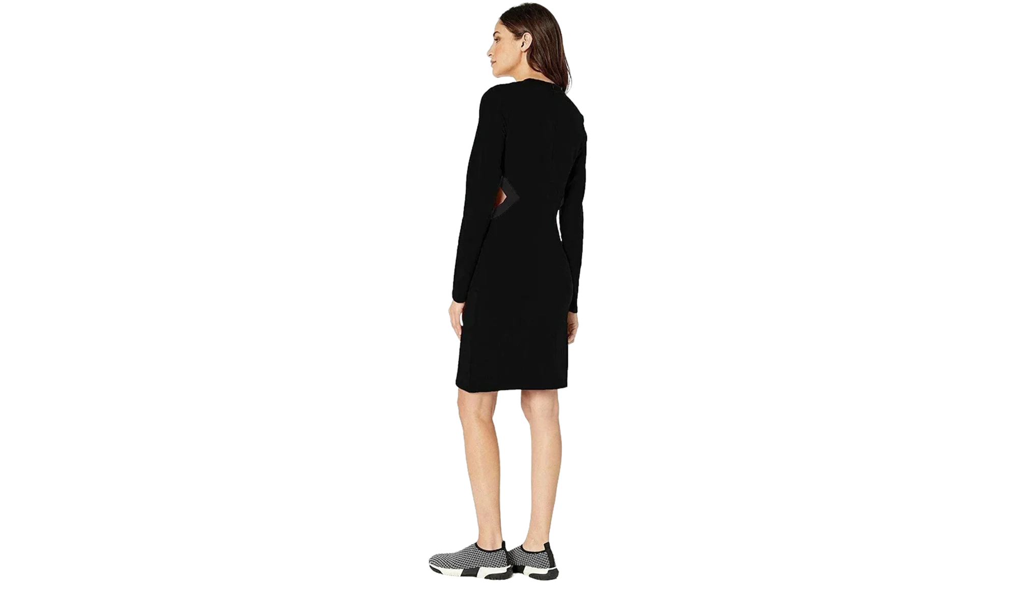 Classics Logo Tight Dress WMNS "Cotton Black" 578057 01 - Image 4