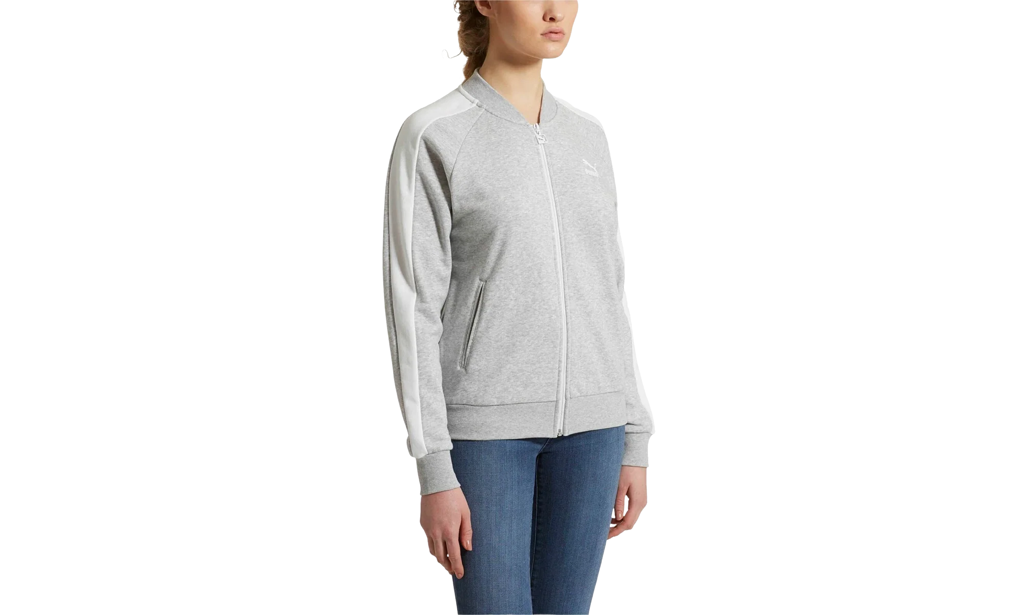 Classics T7 Track Jacket WMNS "Light Gray Heather" 577953 04