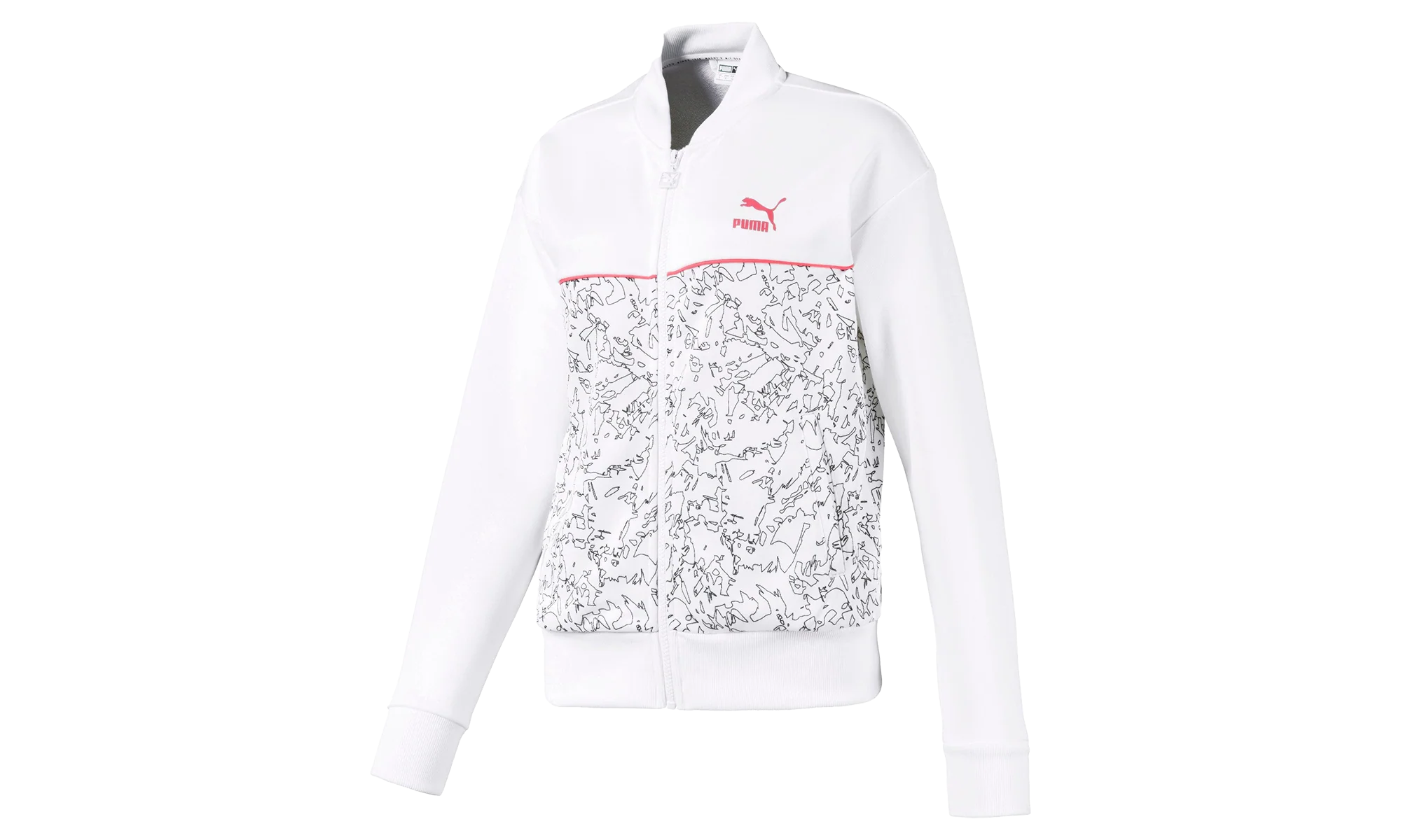 CLASSICS TRACK JACKET AOP WMNS "White" 595216 02