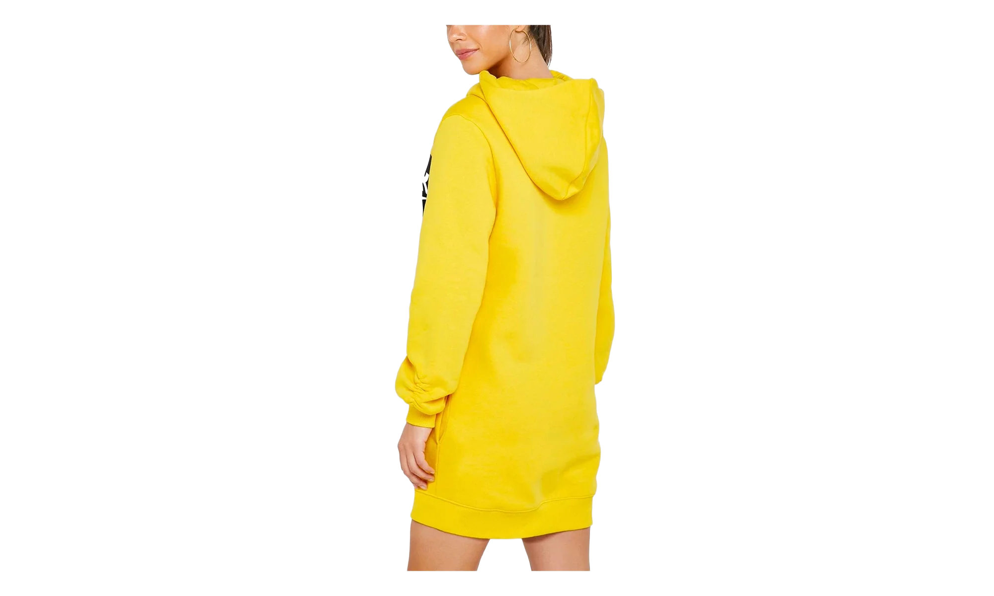 Classics Vector Hooded Dress WMNS "Toxic Yellow" EB5142 - Image 2