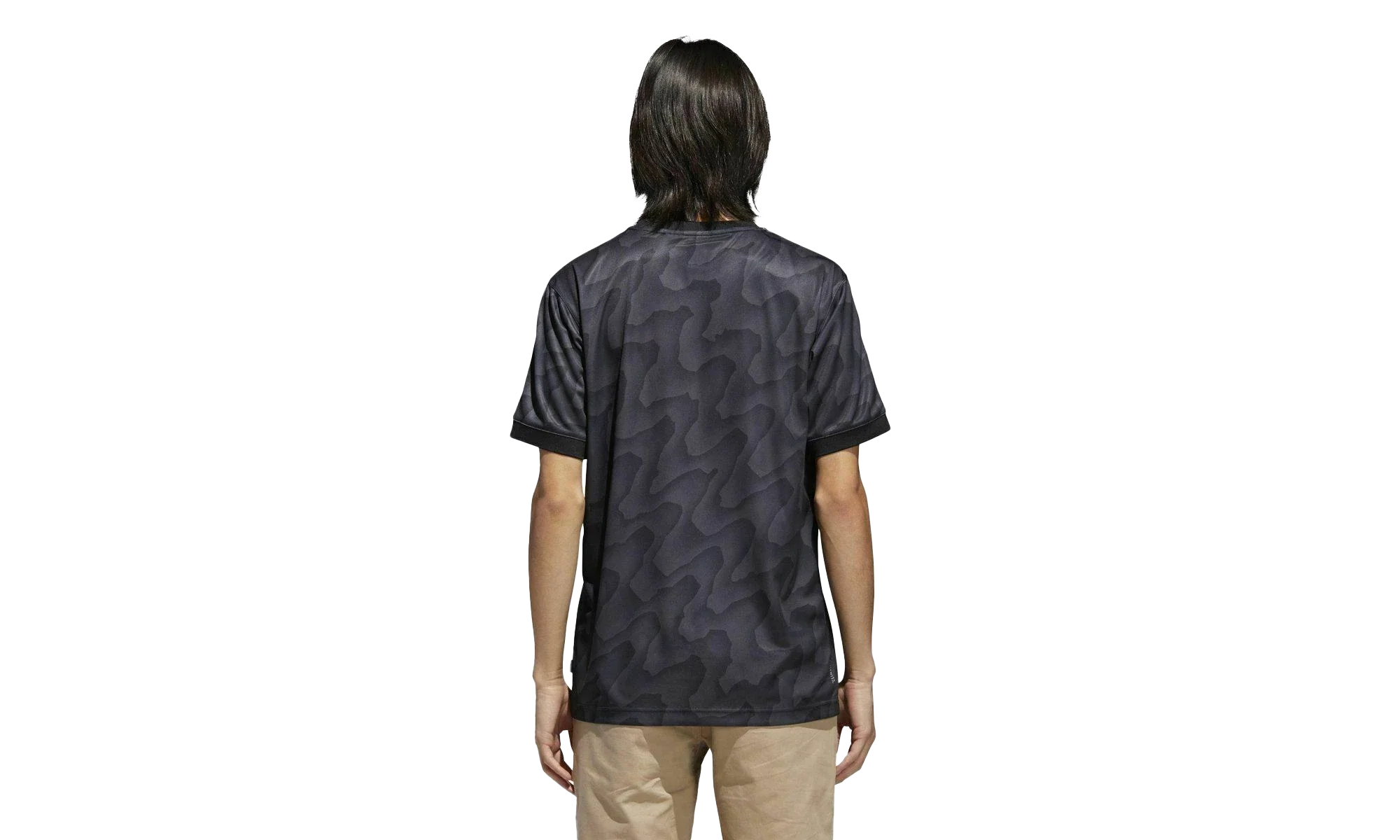 Clima Club Warp Jersey "Black / Dark Solid Grey" CF5805 - Image 2