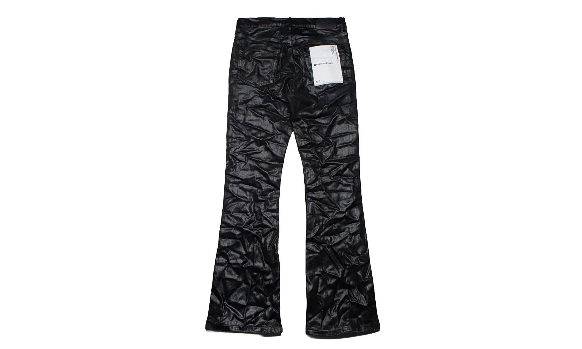 Coated Flare Jeans "Black" P004 CFDB324 - Image 2