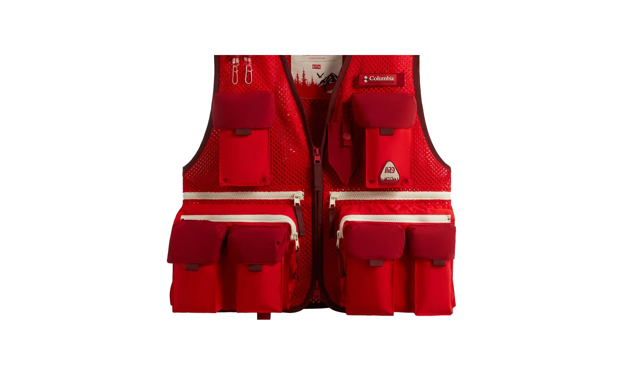 Columbia Red Utility Vest "Red" 2113711 691 - Image 2