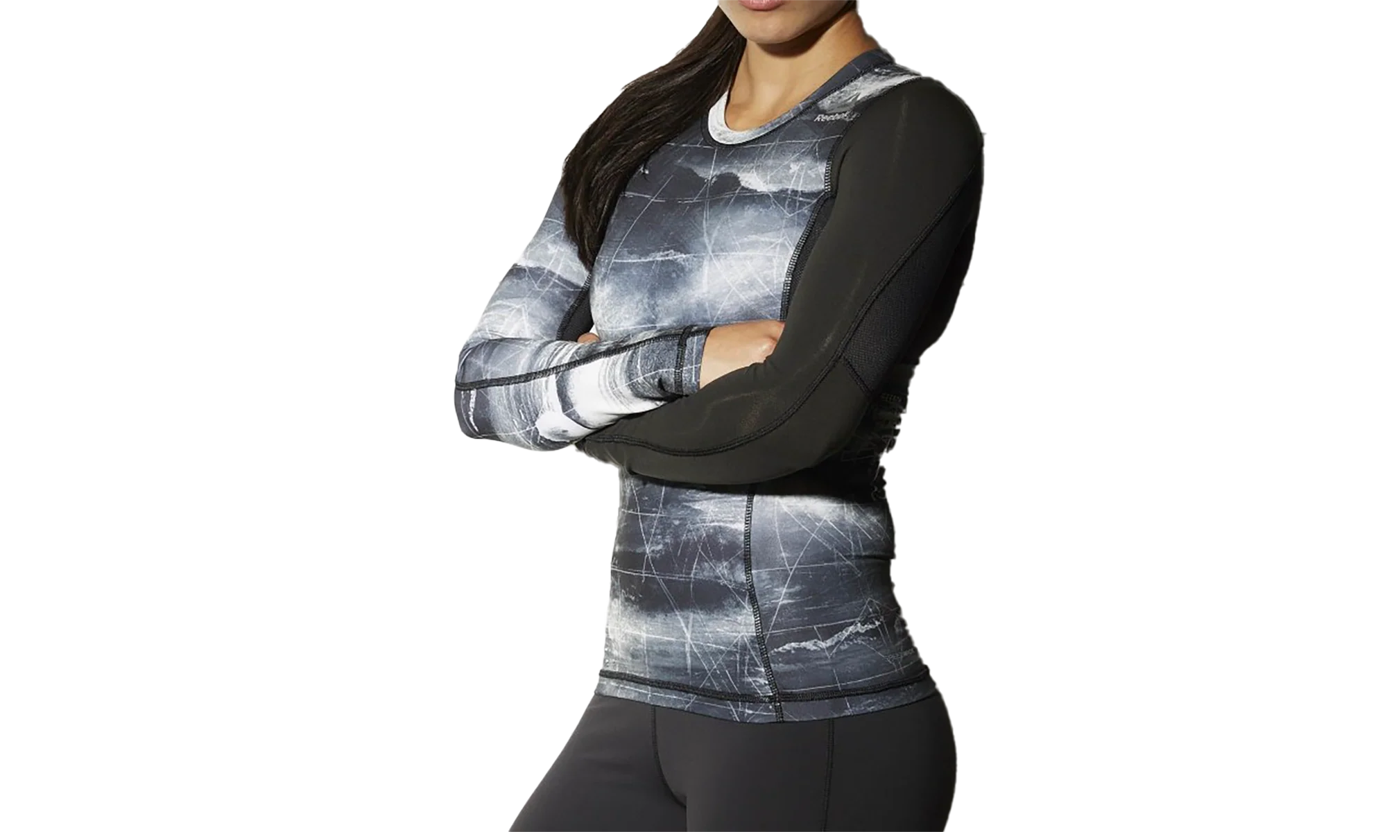 Combat Longsleeve Rashguard WMNS "Skull Grey" S96554