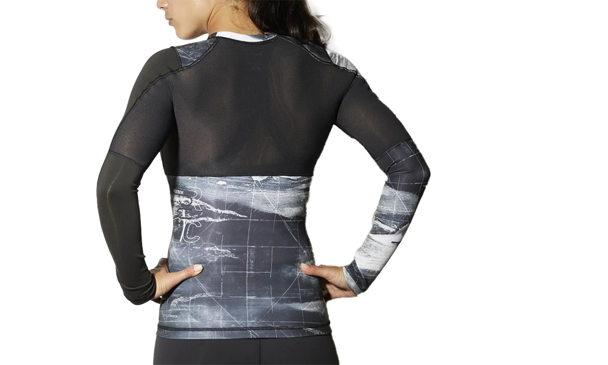 Combat Longsleeve Rashguard WMNS "Skull Grey" S96554 - Image 2