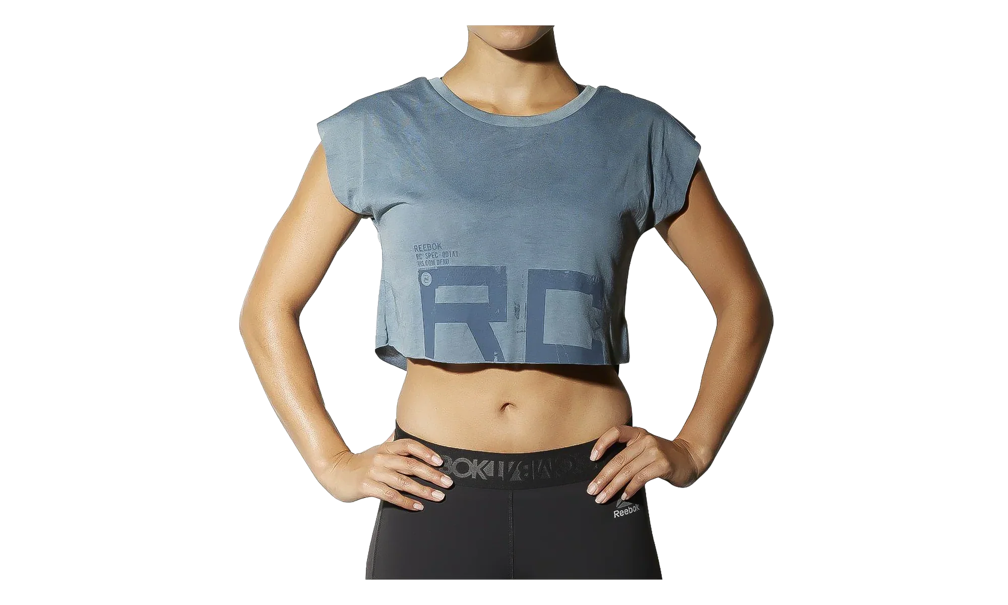 Combat Spray Dye Crop Tee WMNS "Stonewashed" BK2370