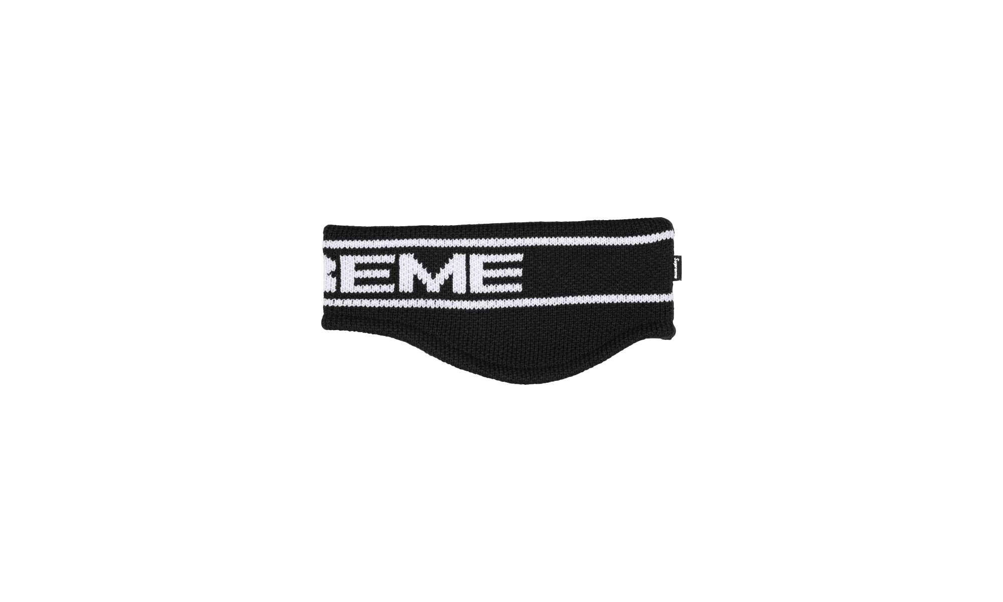 Contrast Logo Headband "Black" SU26350 - Image 2