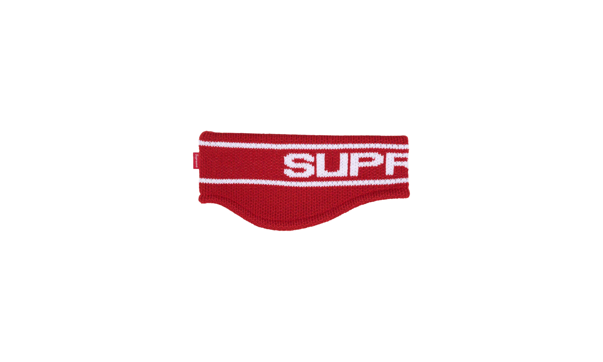 Contrast Logo Headband "Red" SU26352