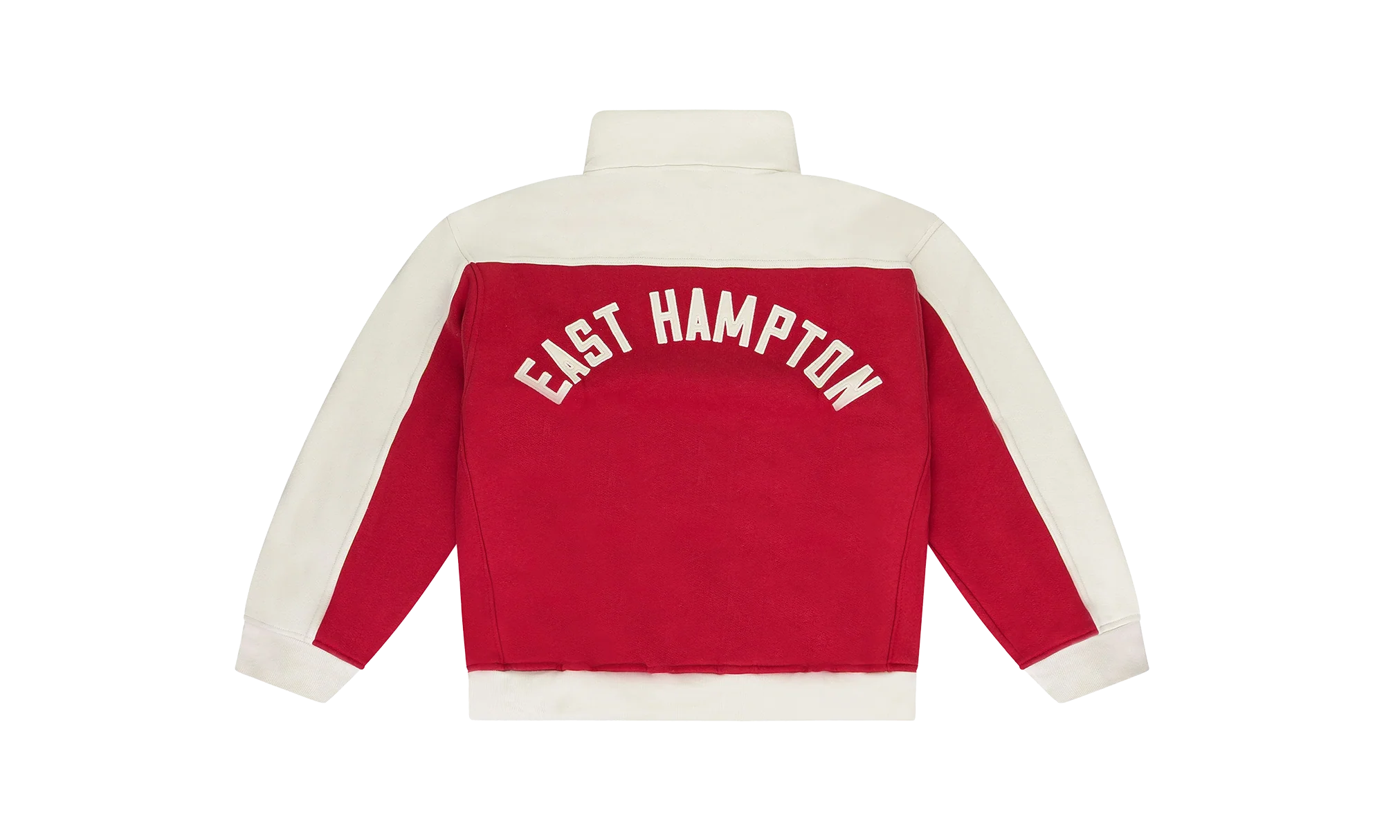 CONTRAST QUARTER ZIP SWEATER "RED" RHSS24JA09167277 RDC - Image 2