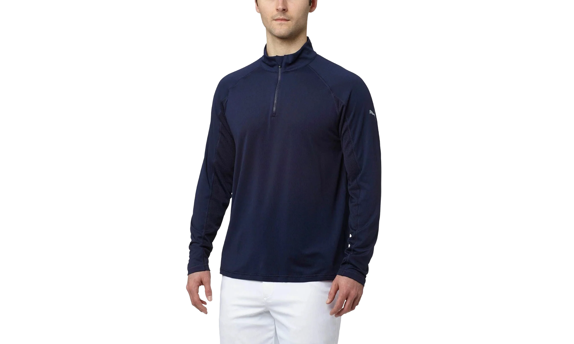 Core 1/4 Zip Popover Crest "Blue" 572366 04