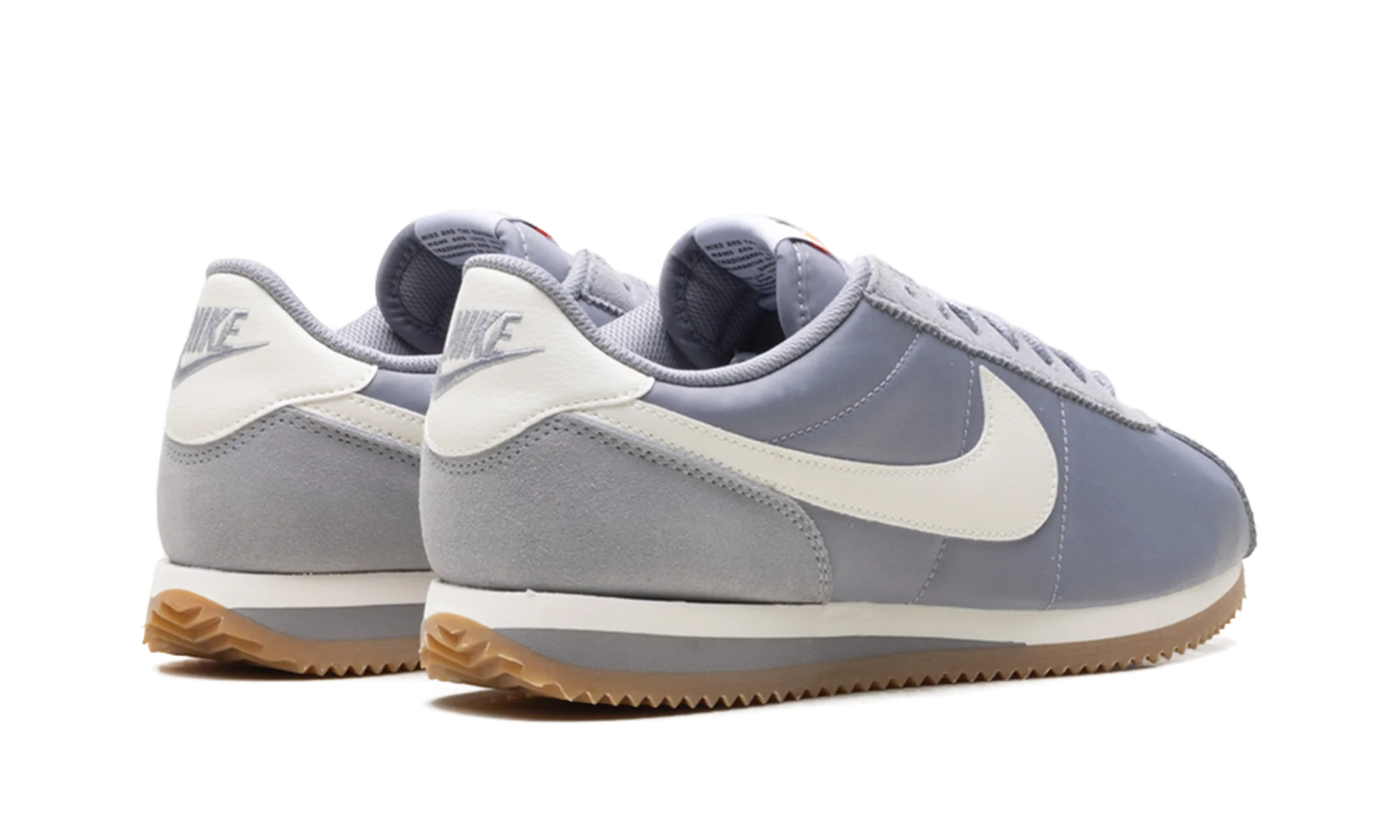 Cortez Textile WMNS "Cement Grey Gum Light Brown Safety Orange Sail" DZ2795 005 - Image 3