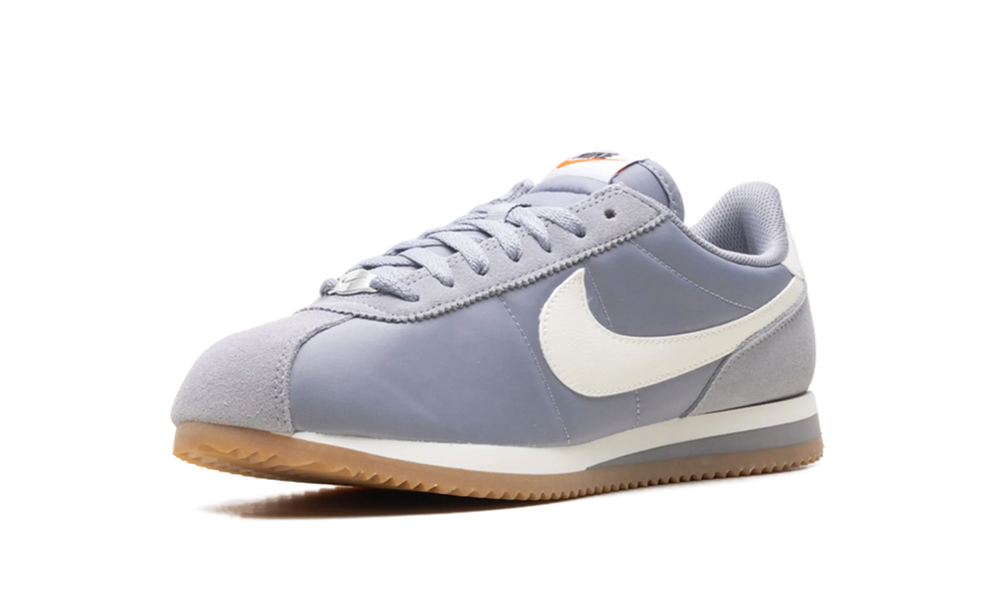 Cortez Textile WMNS "Cement Grey Gum Light Brown Safety Orange Sail" DZ2795 005 - Image 4
