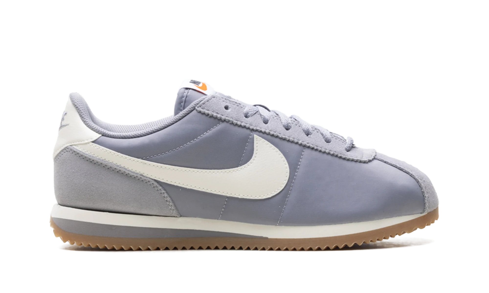 Cortez Textile WMNS "Cement Grey Gum Light Brown Safety Orange Sail" DZ2795 005 - Image 6