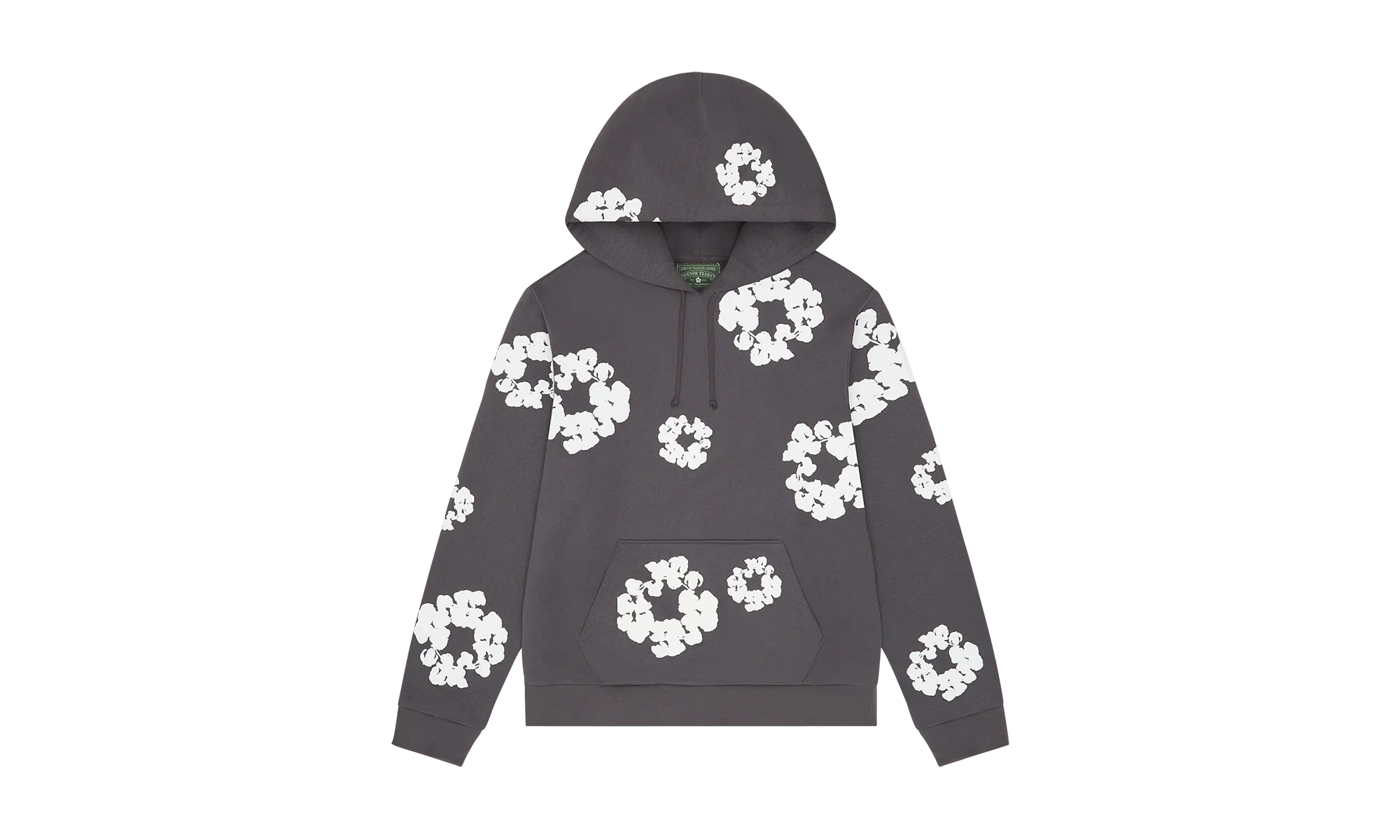 Cotton Wreath Hoodie "Charcoal" DT253