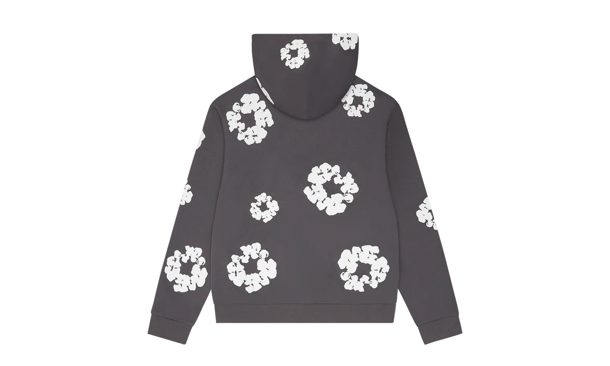 Cotton Wreath Hoodie "Charcoal" DT253 - Image 2