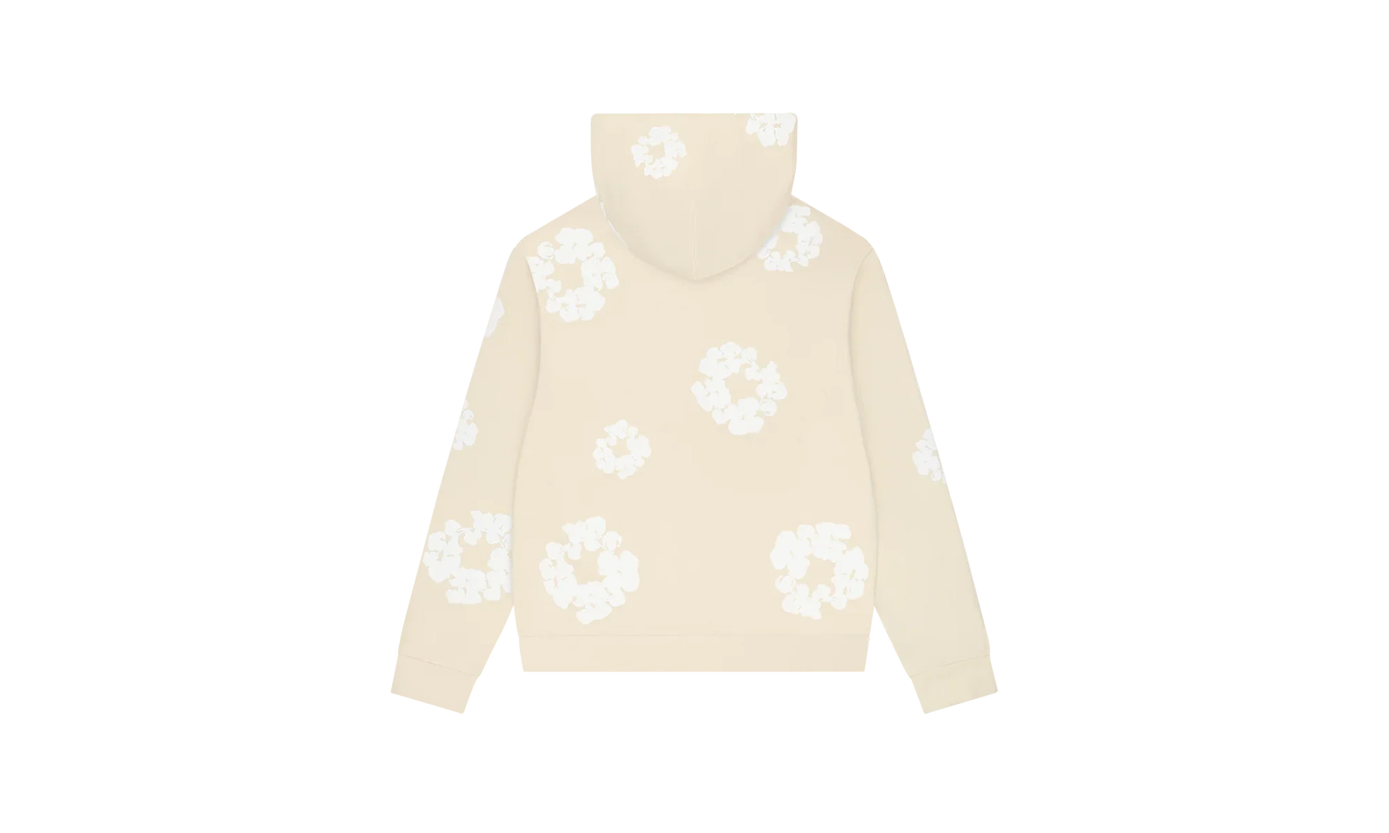 Cotton Wreath Hoodie "Oatmeal" DT254 - Image 2