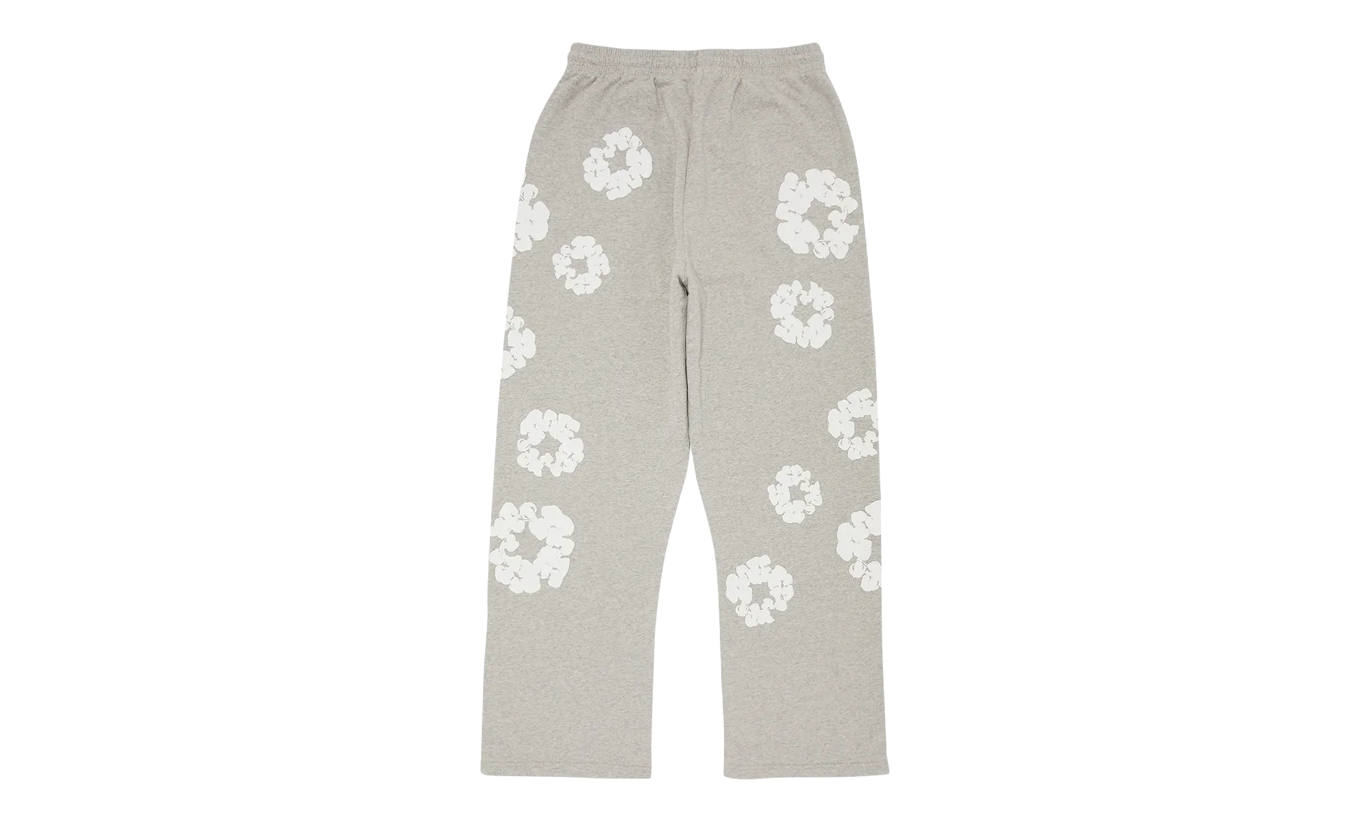 Cotton Wreath Open Hem Sweatpants "Grey" DT415 - Image 2