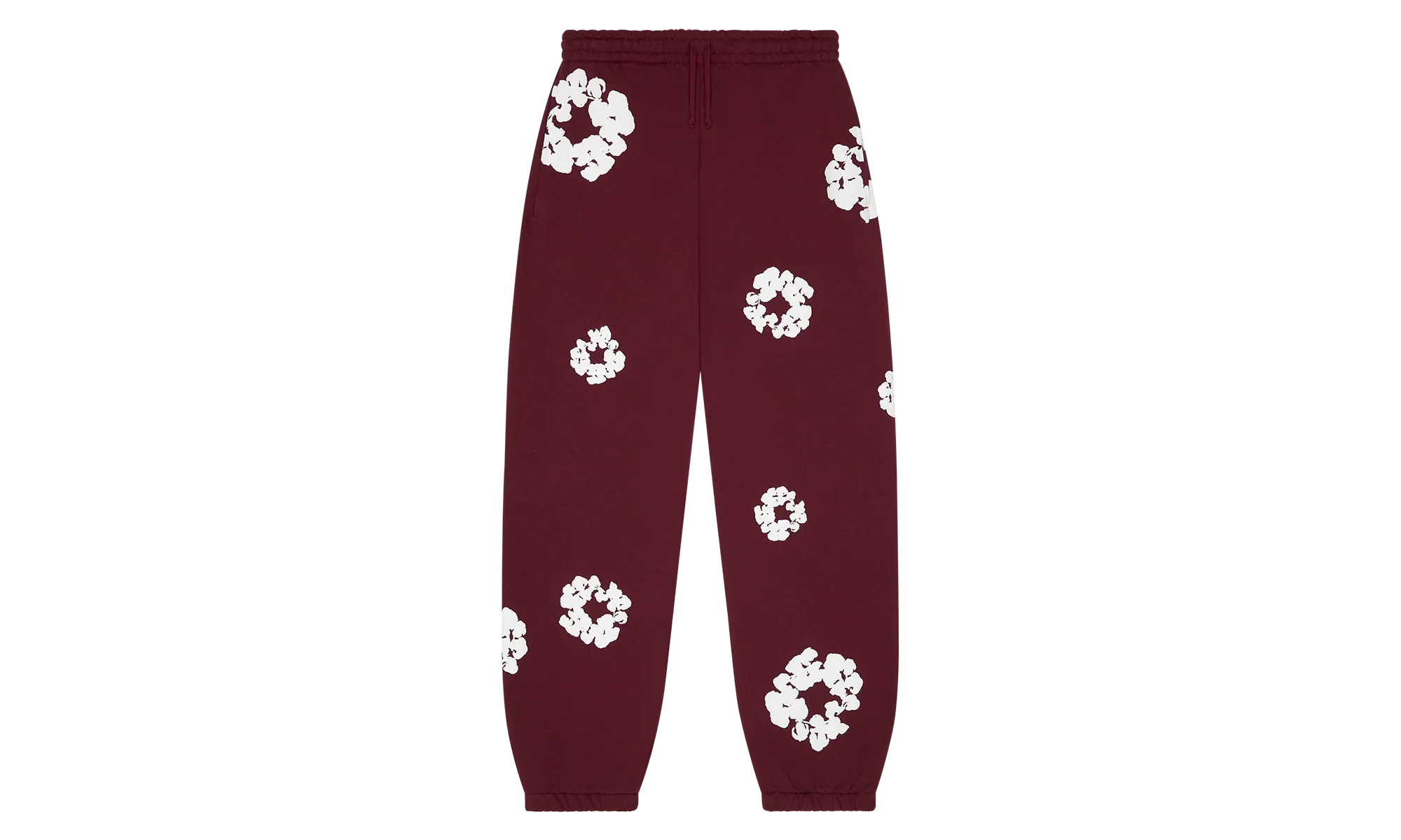 Cotton Wreath Sweatpants "Burgundy" DT251