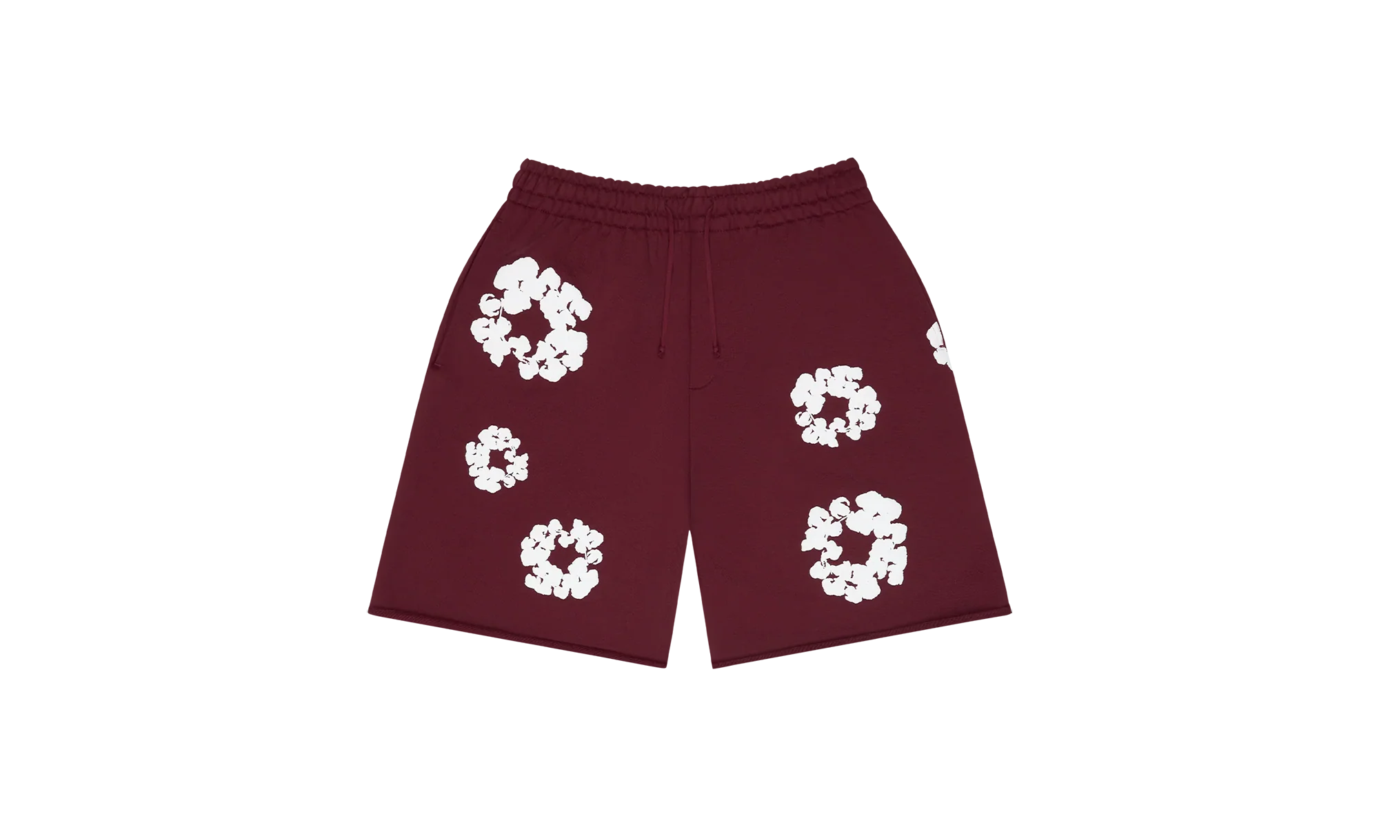 Cotton Wreath Sweatshorts "Burgundy" DT252