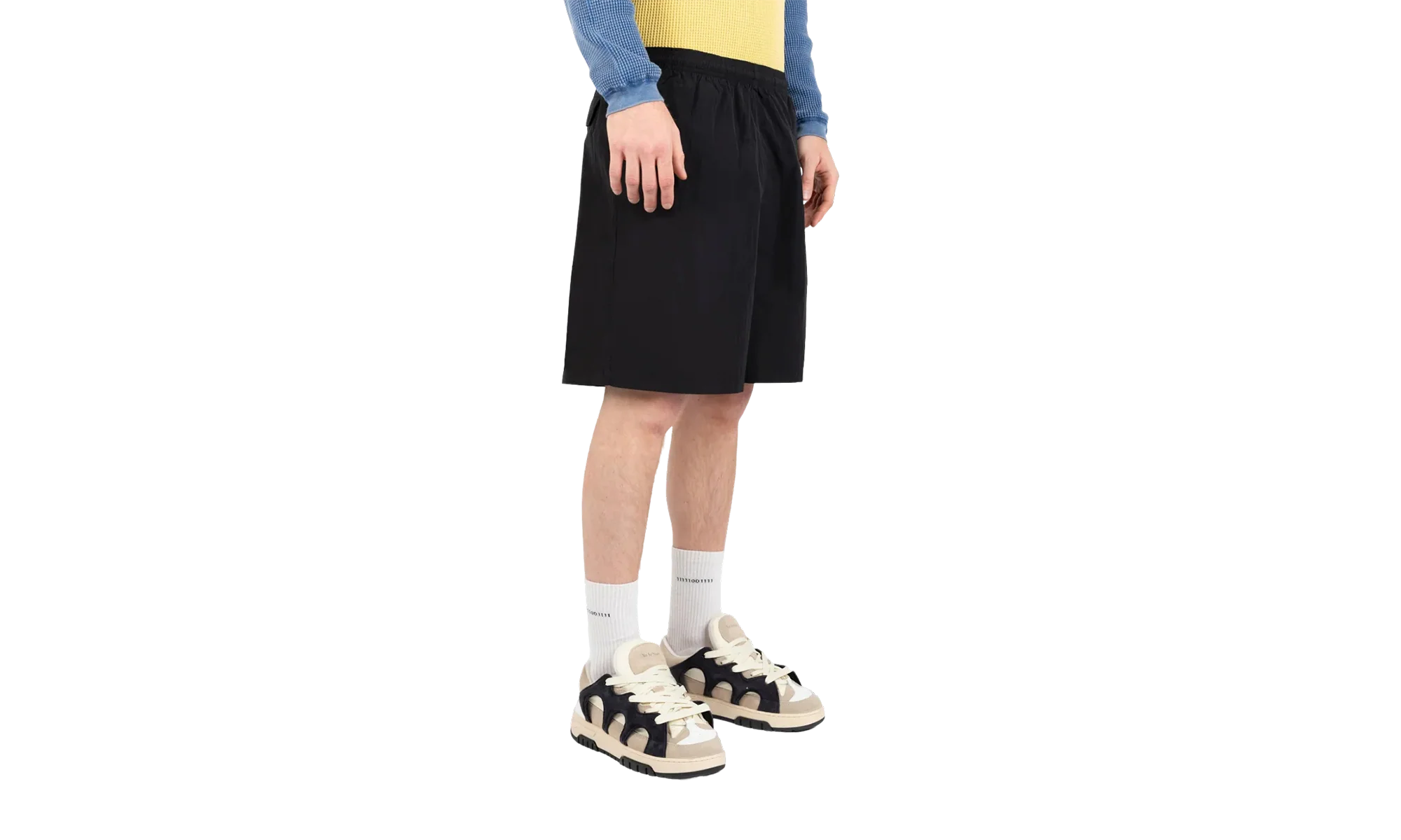 Court Shorts "BLAC BLACK" 112330 BLAC - Image 2