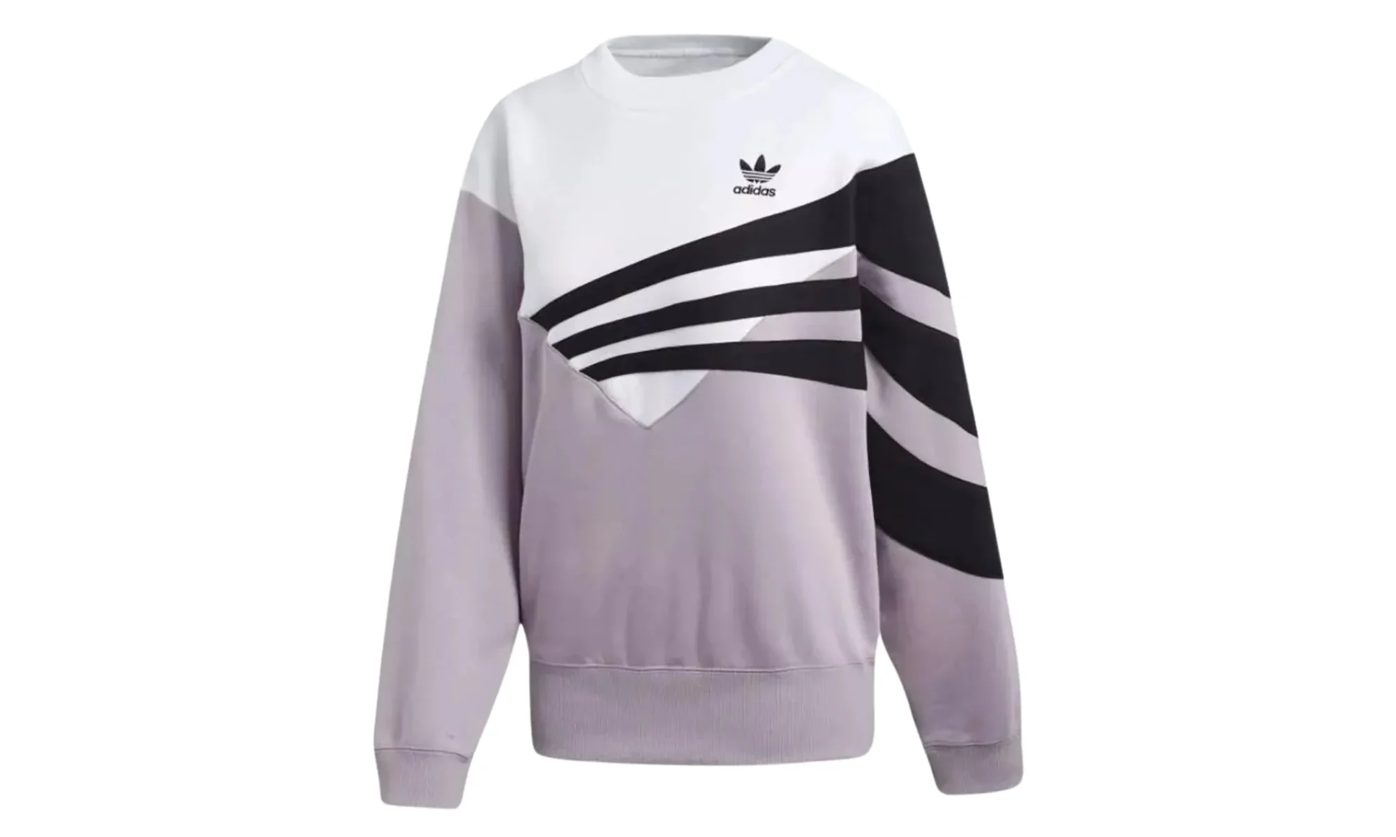 Crewneck Sweatshirt WMNS "White / Lilac / Black" DU8478