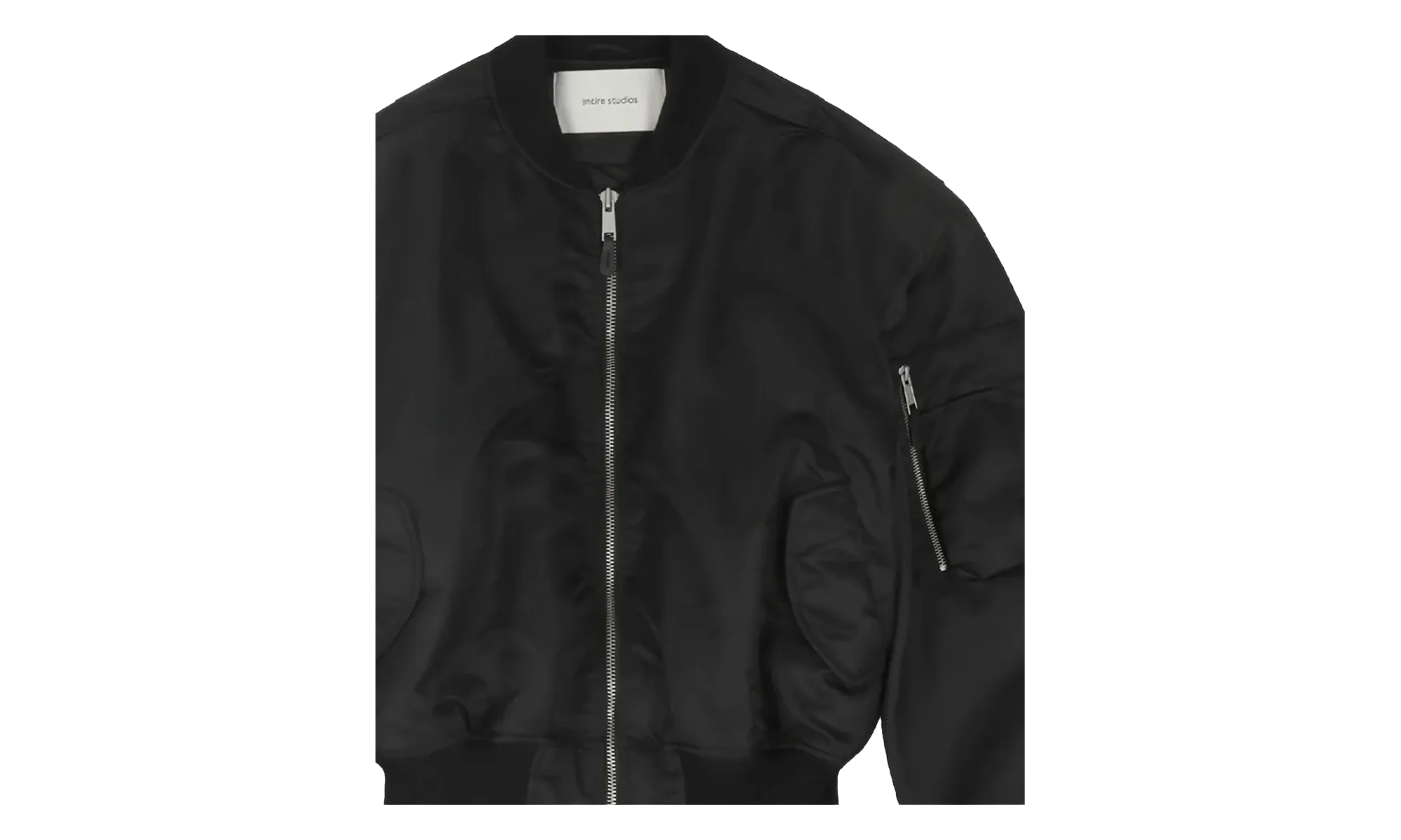 CROPPED BROAD BOMBER "Oil" ESSS26JA01005 6398 - Image 2