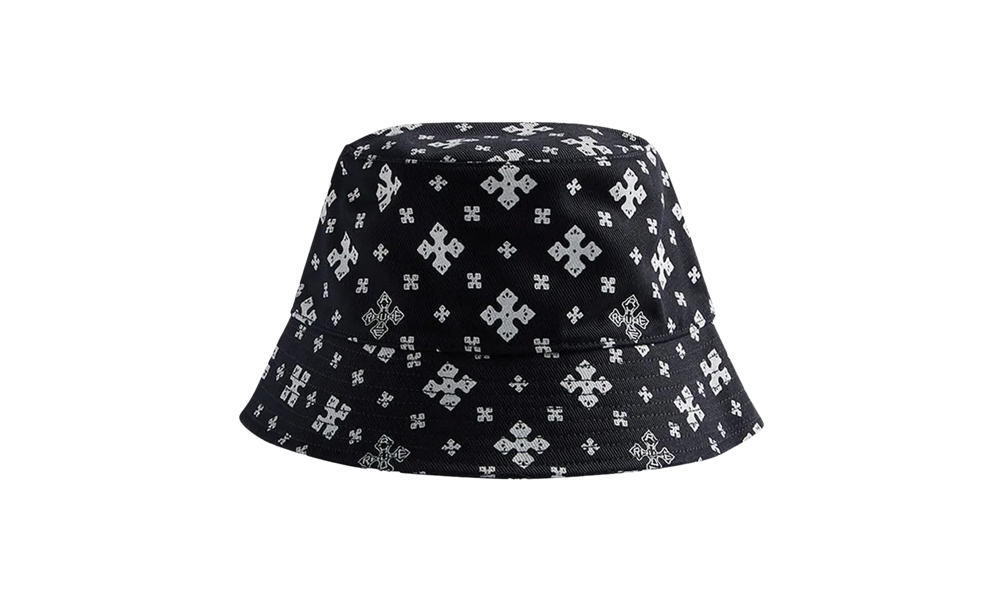 Cross Bandana Bucket Hat "Black/White" PF24HA030120119 - Image 2