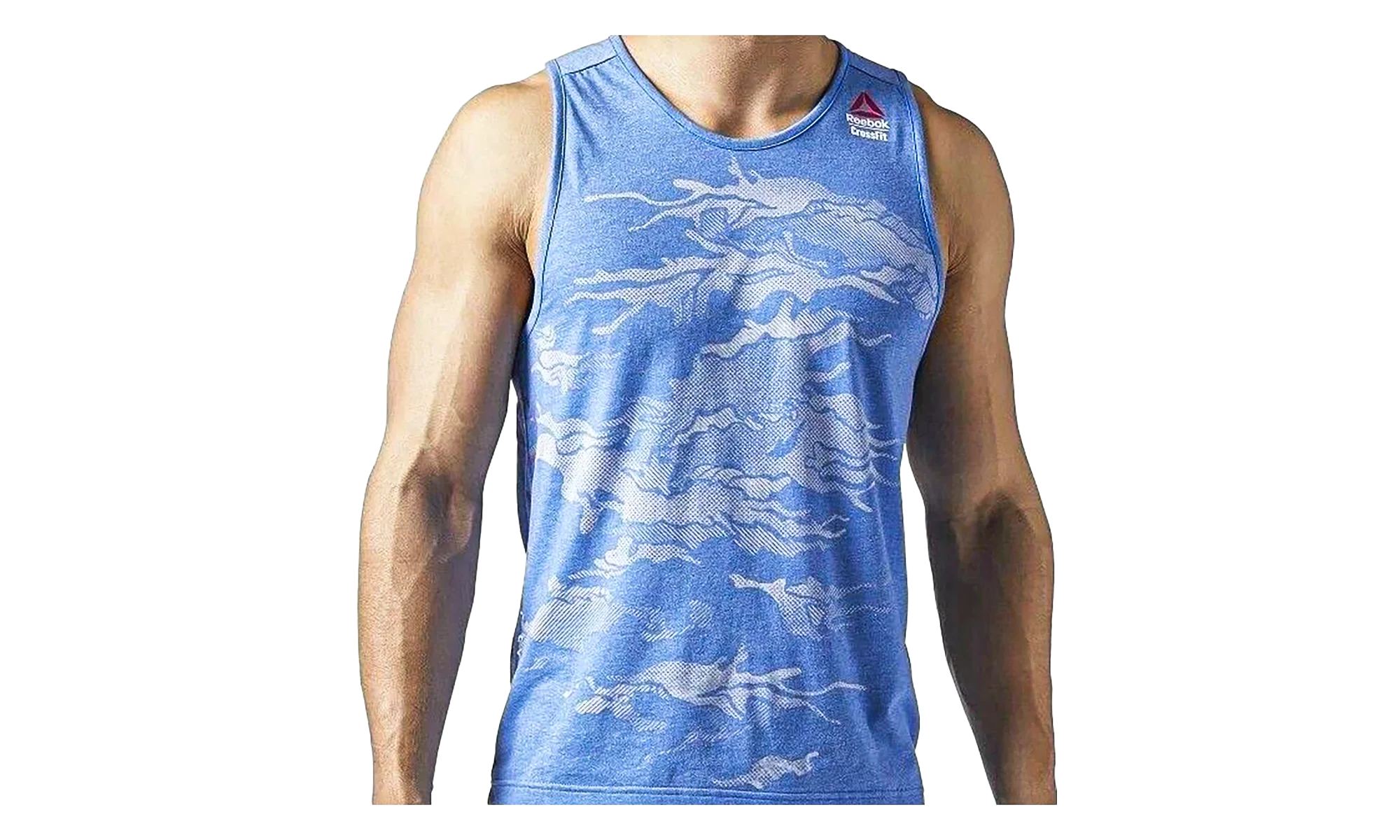 Crossfit Burnout Tank "Vital Blue" BR4700 - Image 2