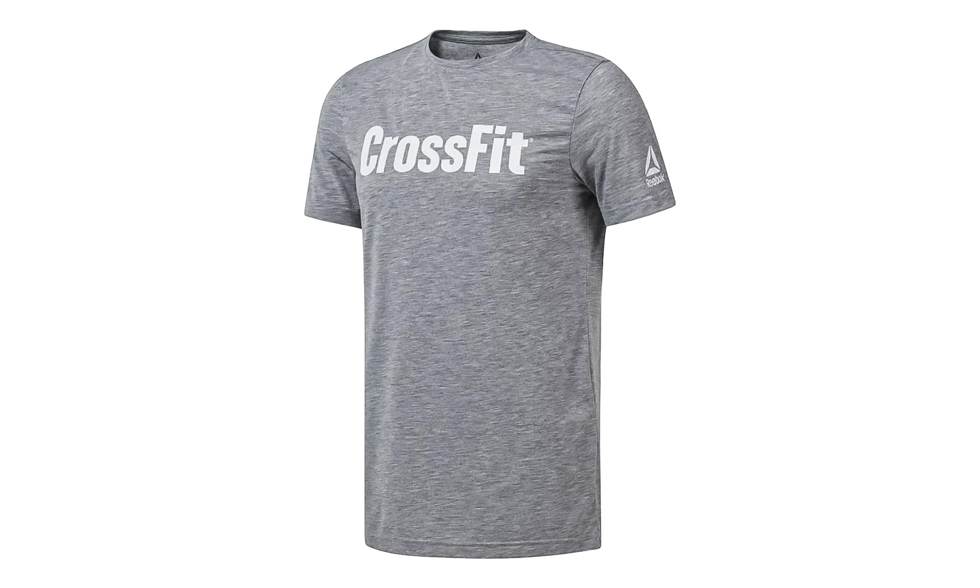 CrossFit Forging Elite Fitness Tee "Medium Grey Heather / White" EC1469
