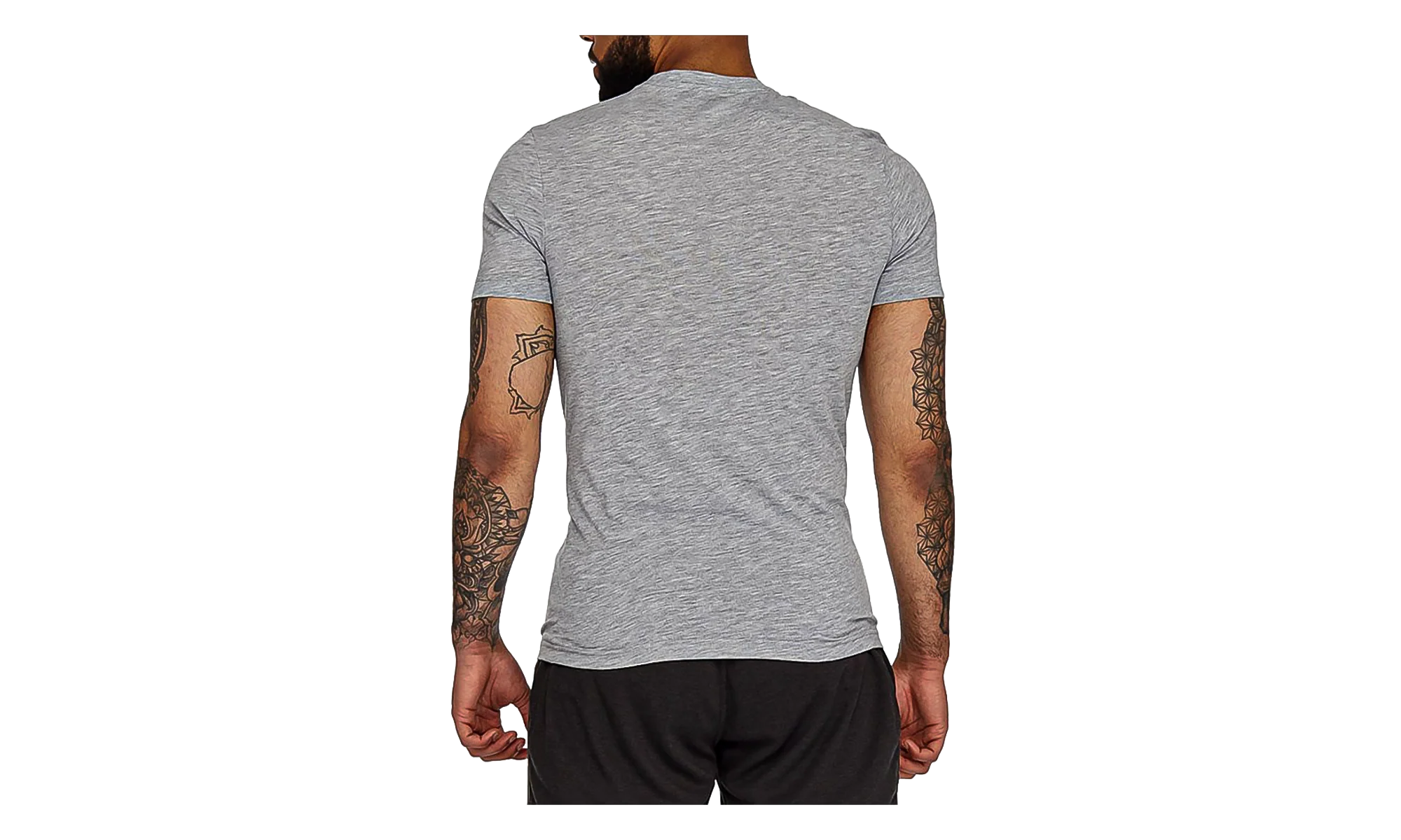 CrossFit Forging Elite Fitness Tee "Medium Grey Heather / White" EC1469 - Image 5